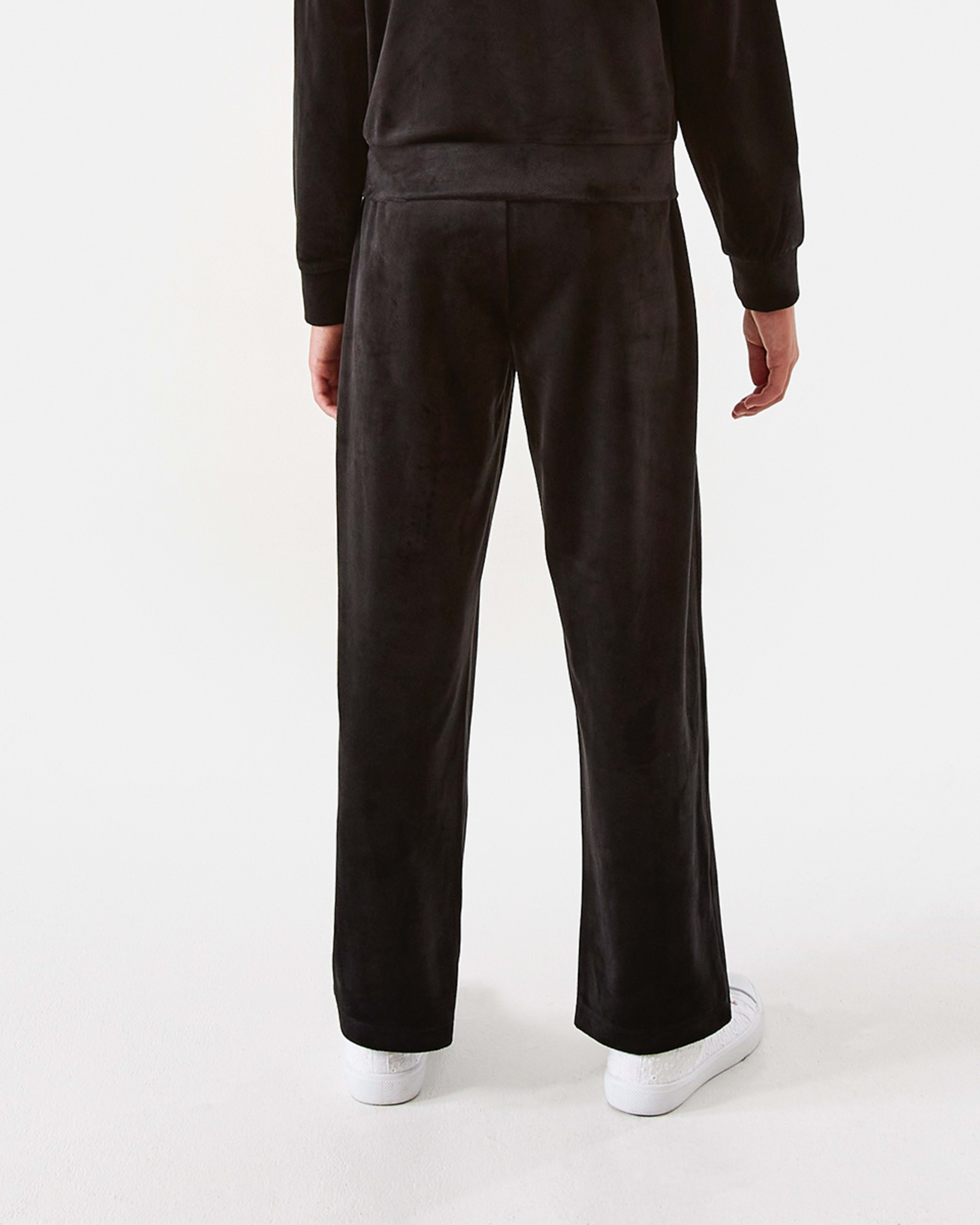 2 Velour Trackpants Black, 2 of 8