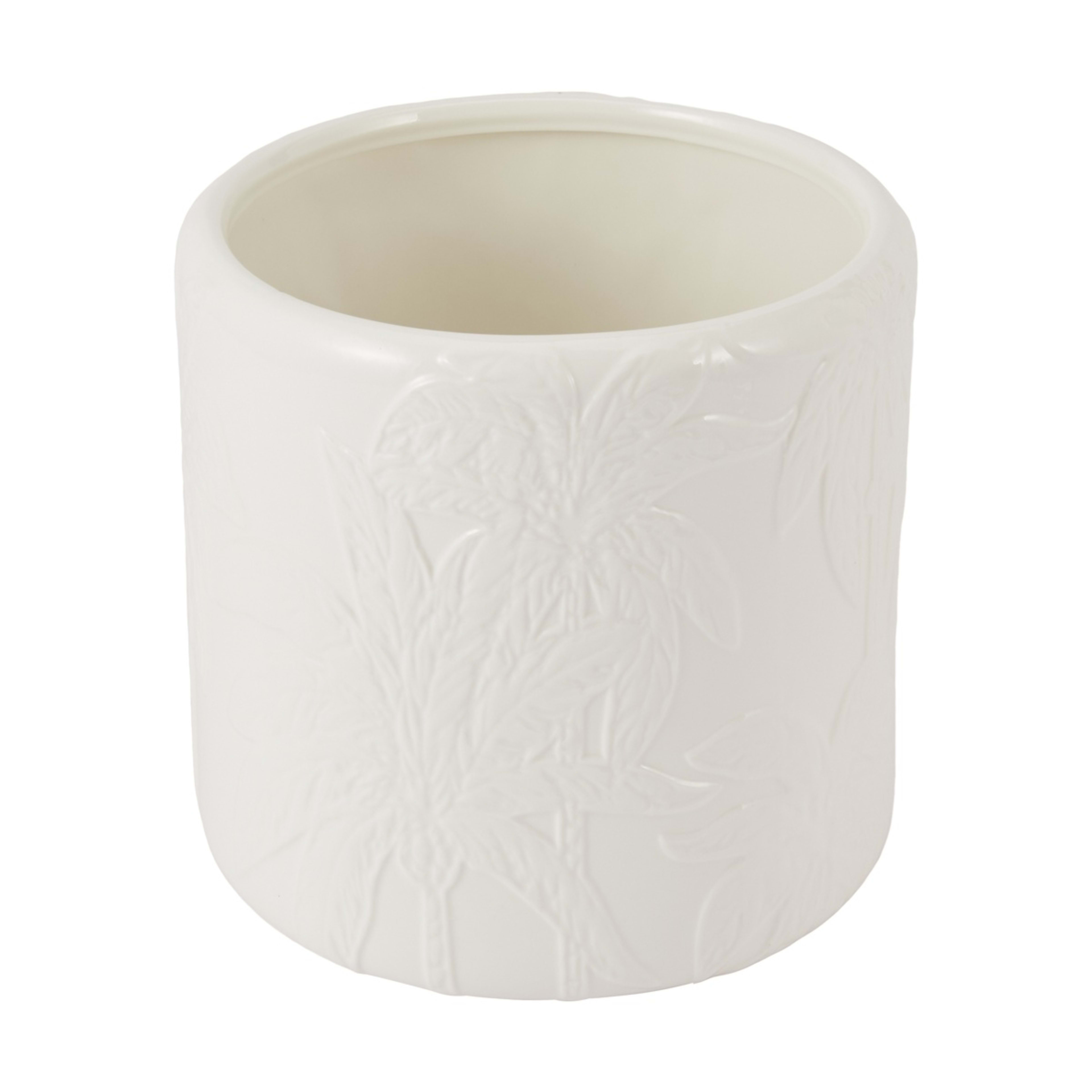 1 Embossed Palm Pot, 1 of 3