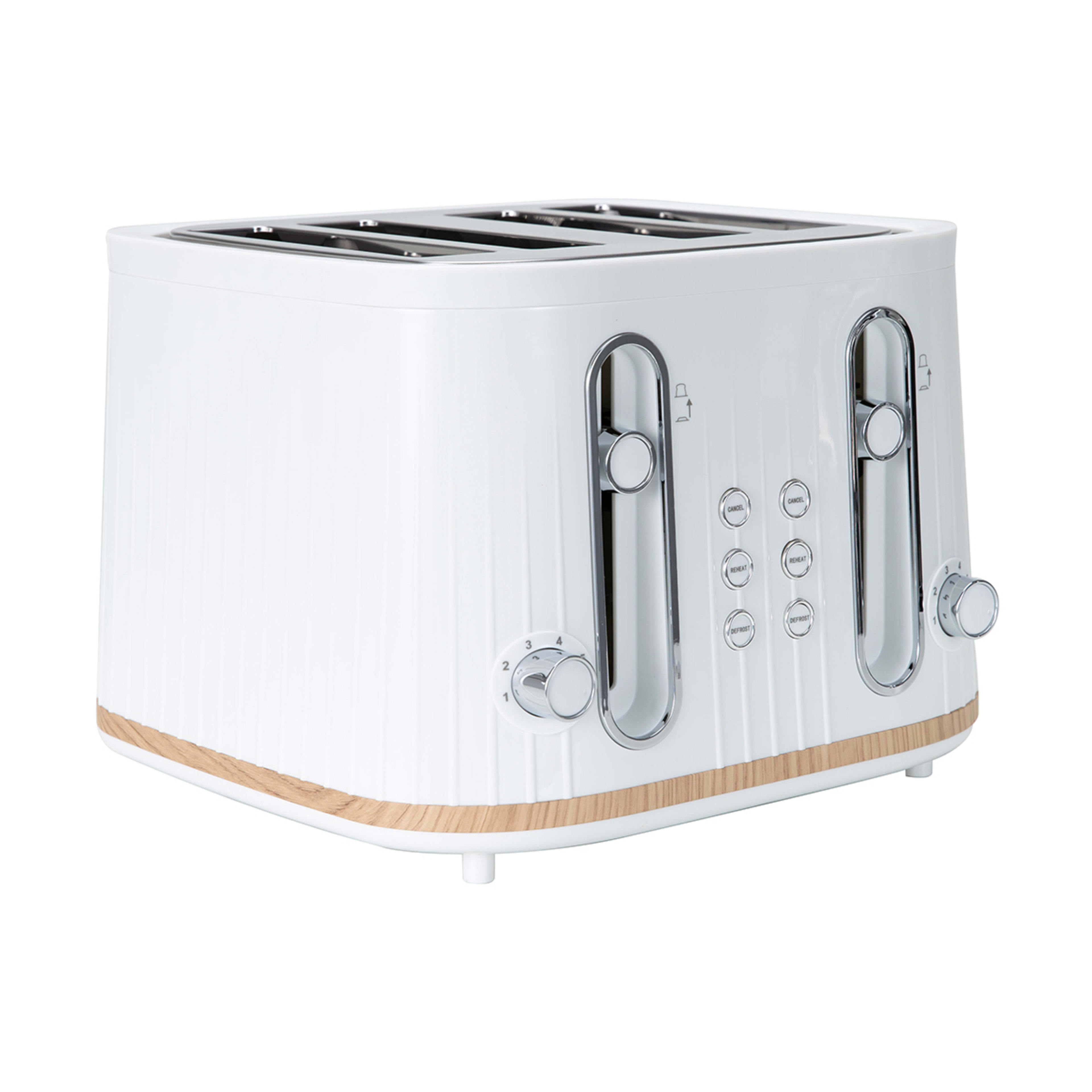 5 4 Slice Toaster - White, 5 of 8