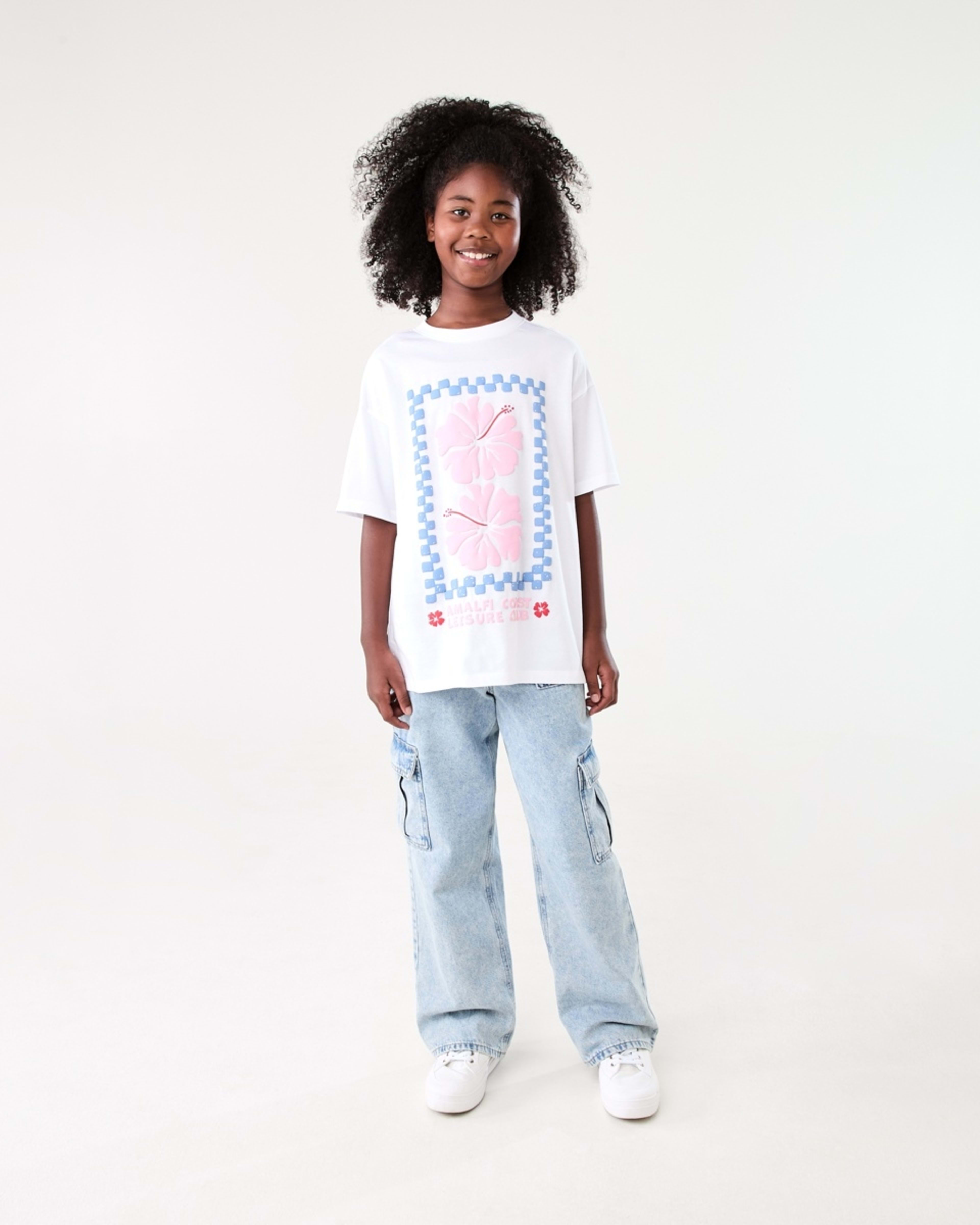 5 Oversized T-shirt WHITE AMALFI COAST, 5 of 6