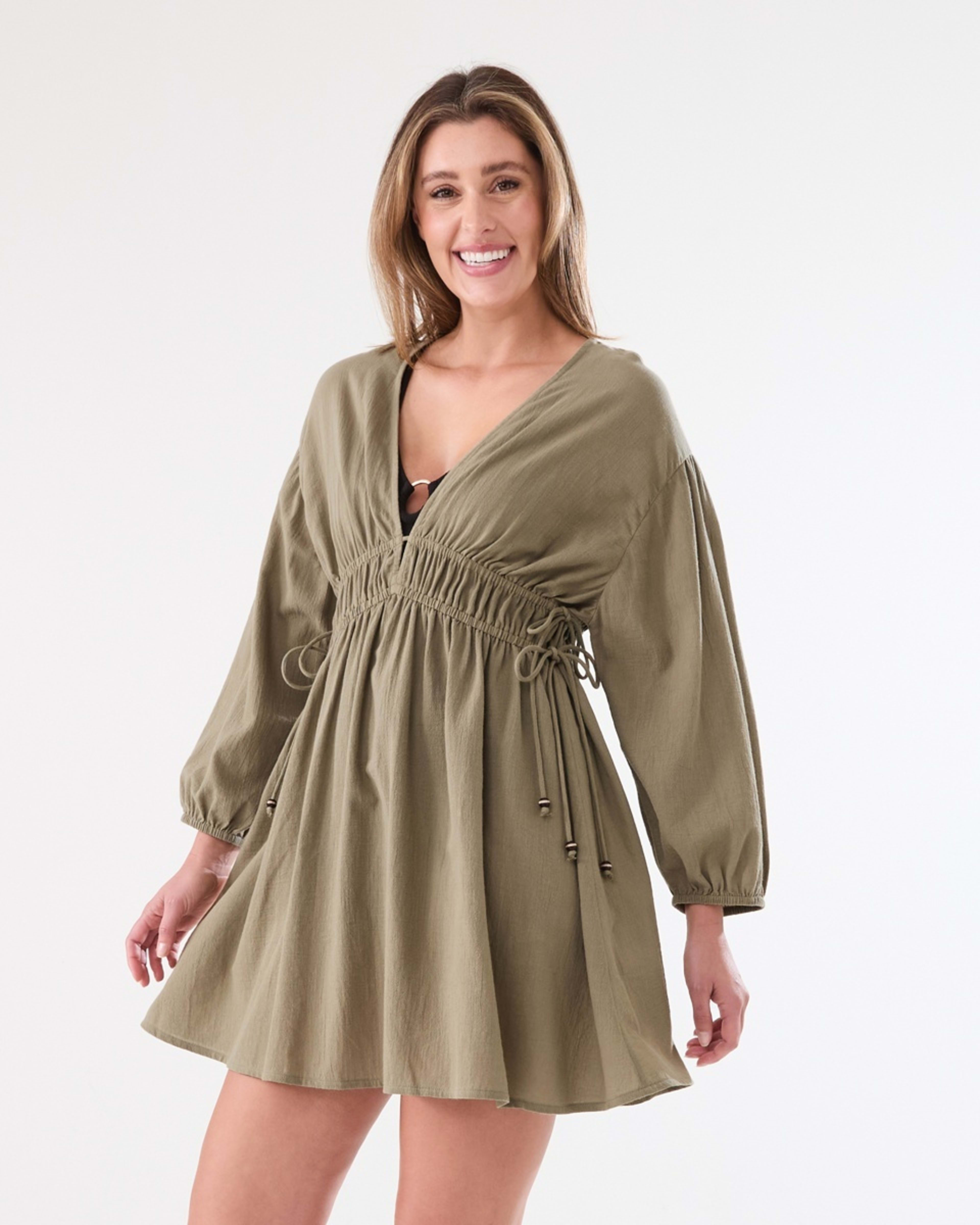 2 Beach Mini Dress PAVEMENT GREY, 2 of 5
