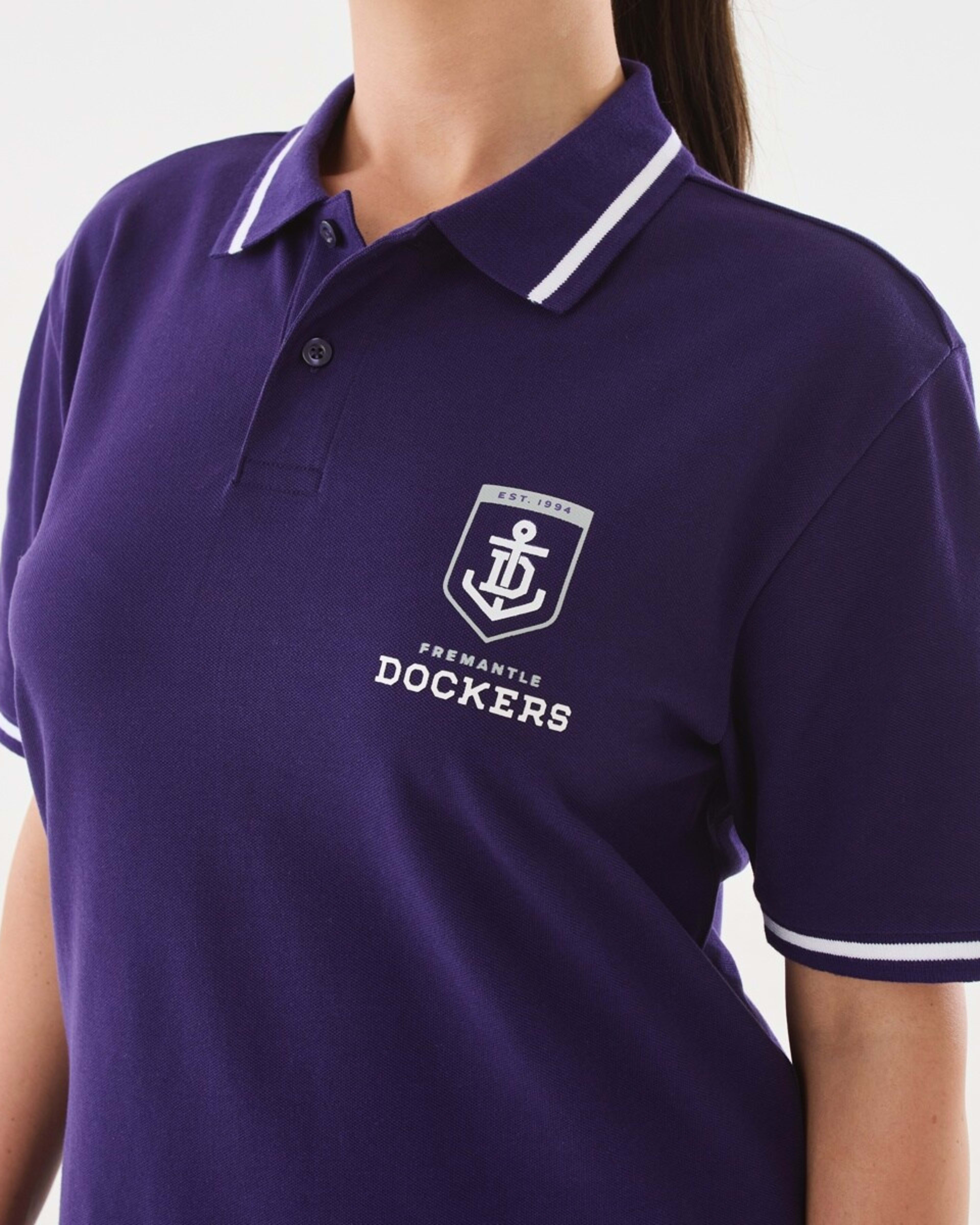4 Official AFL Adult Polo Shirt Fremantle, 4 of 6