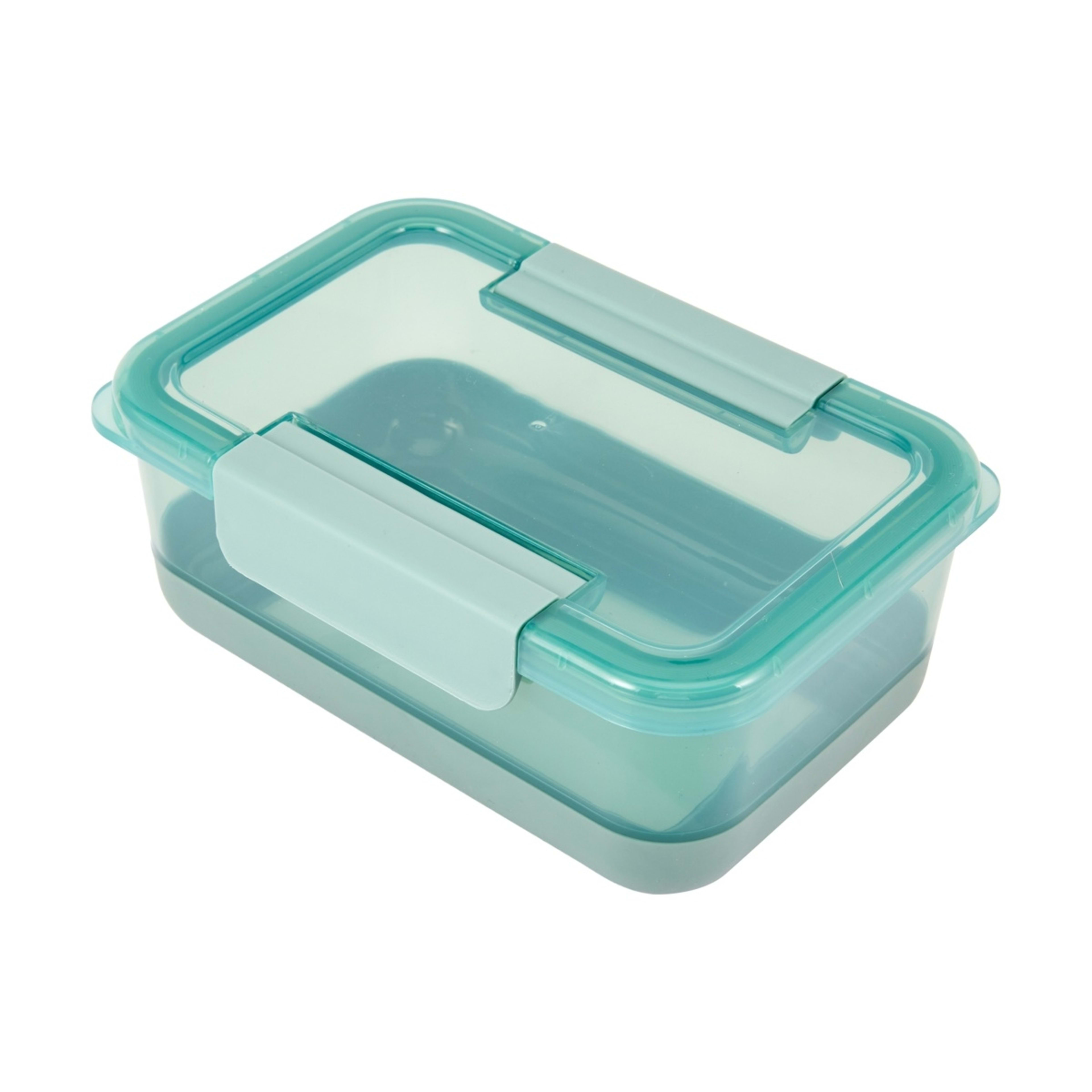 6 5 Piece Two Toned Plastic Food Storage Set, 6 of 10