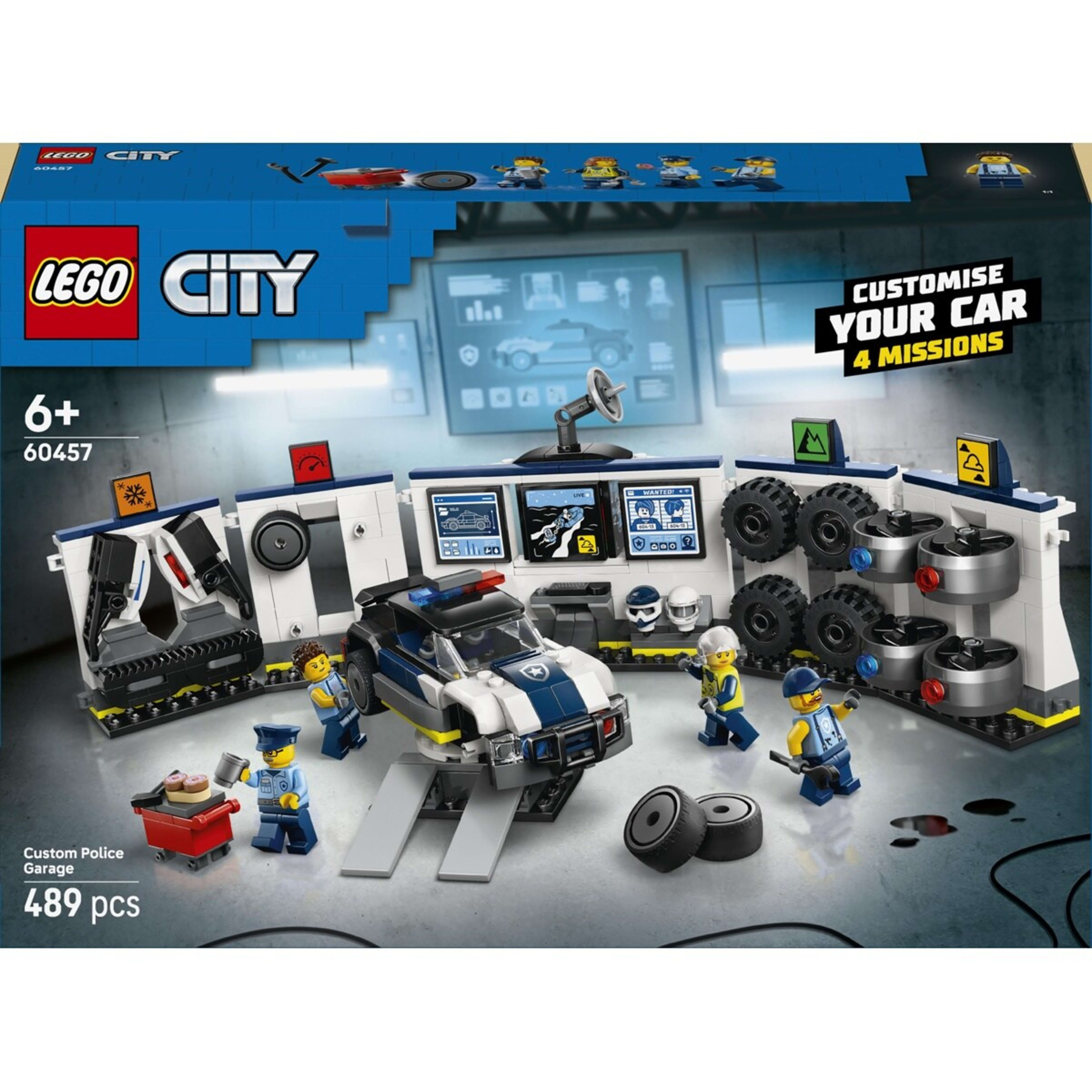 1 LEGO City Custom Police Car Garage 60457