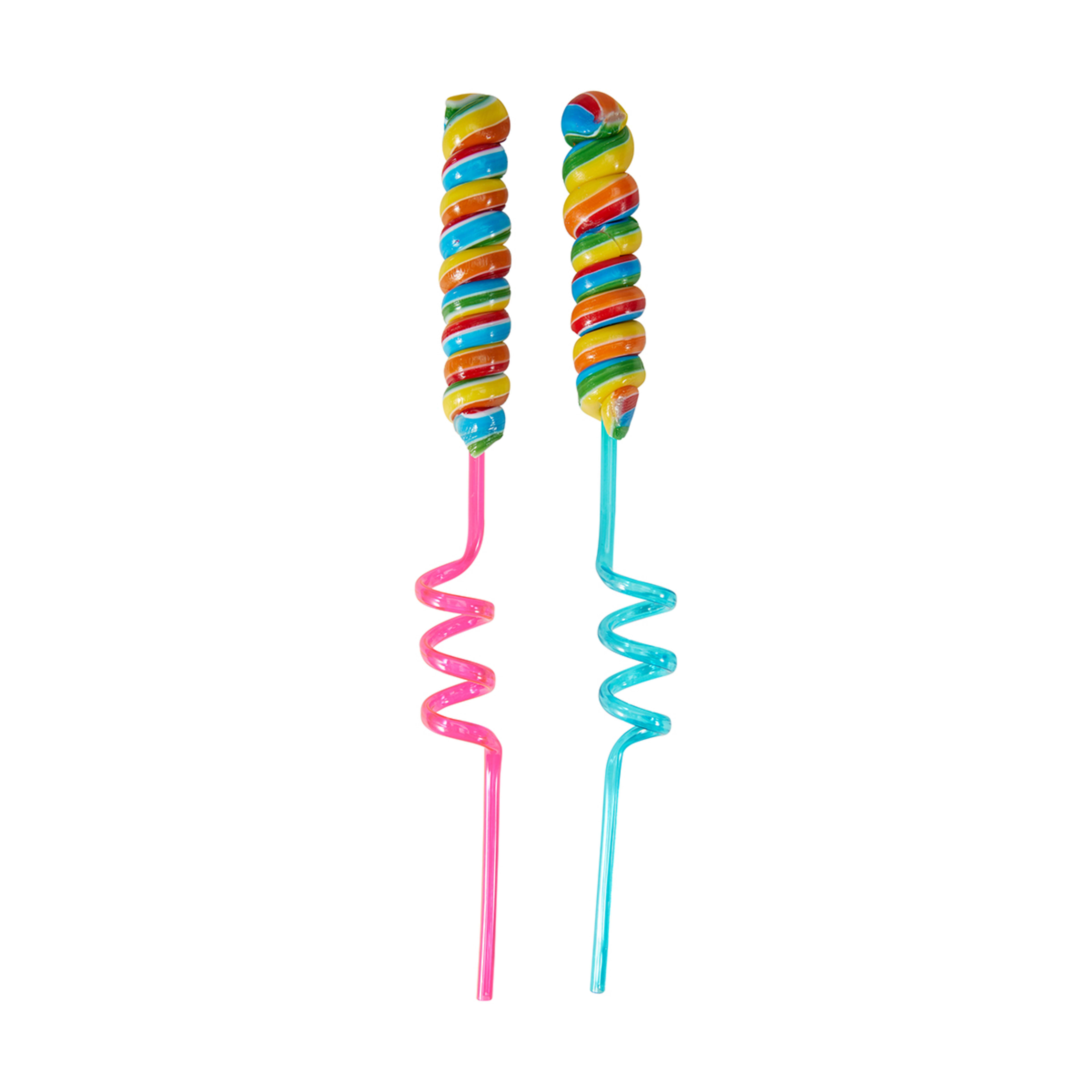 Twirl Straw Lollipop 57g Assorted Kmart