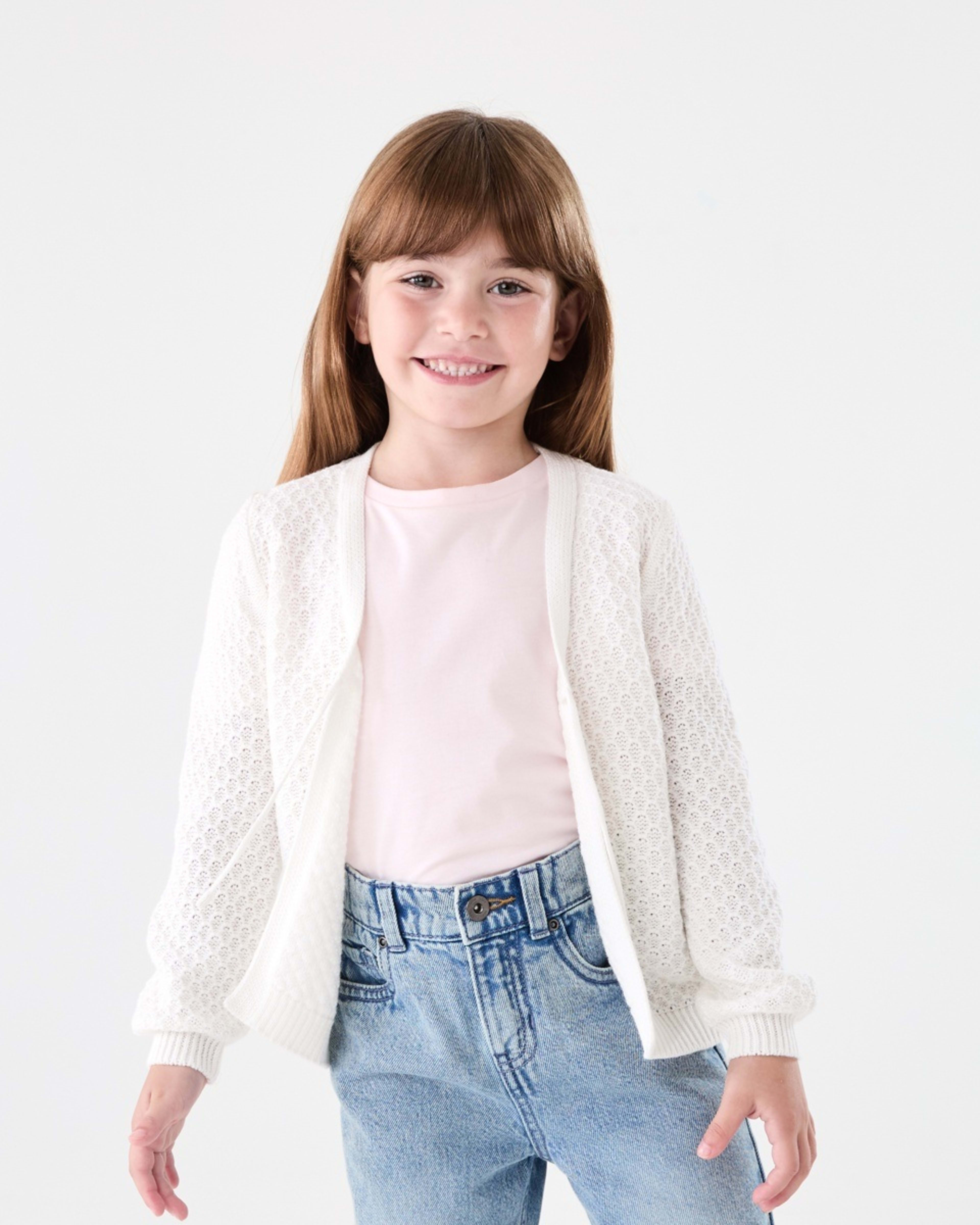 2 Tie Front Cardigan SNOW WHITE, 2 of 8