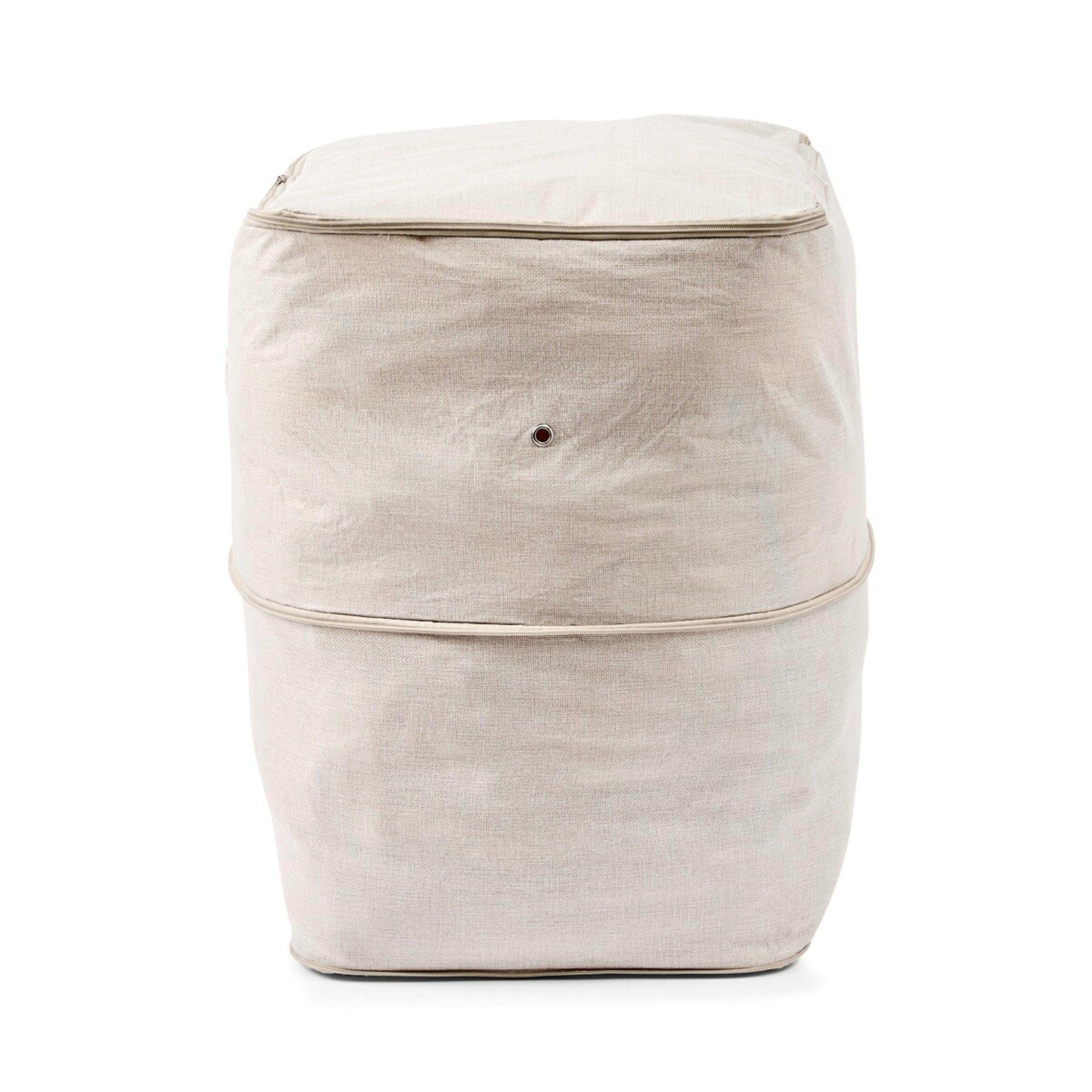 5 Linen Look Extra Large Expandable Storage Bag, 5 of 10