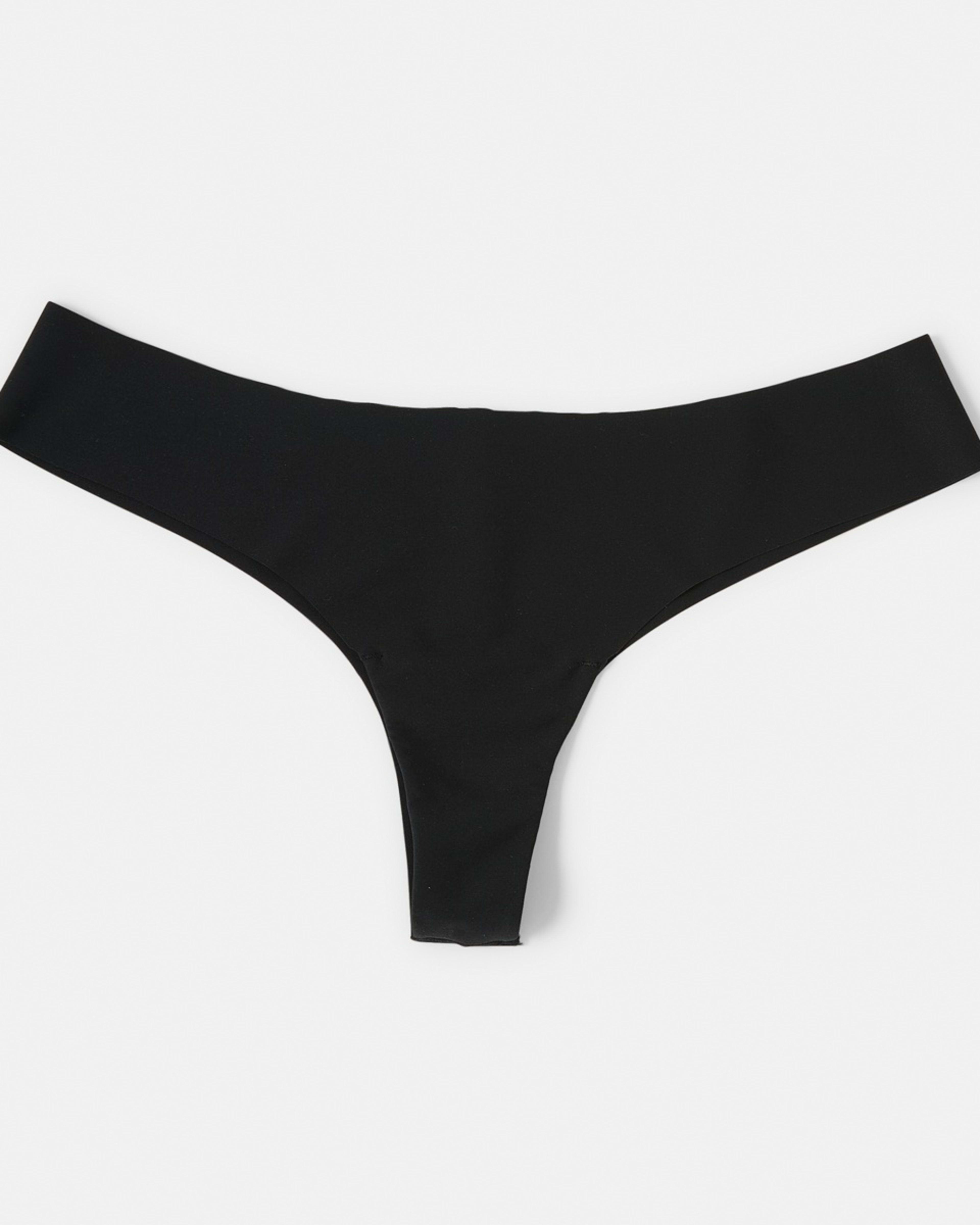 3 3 Pack No Show G-String Briefs BLACK, 3 of 5