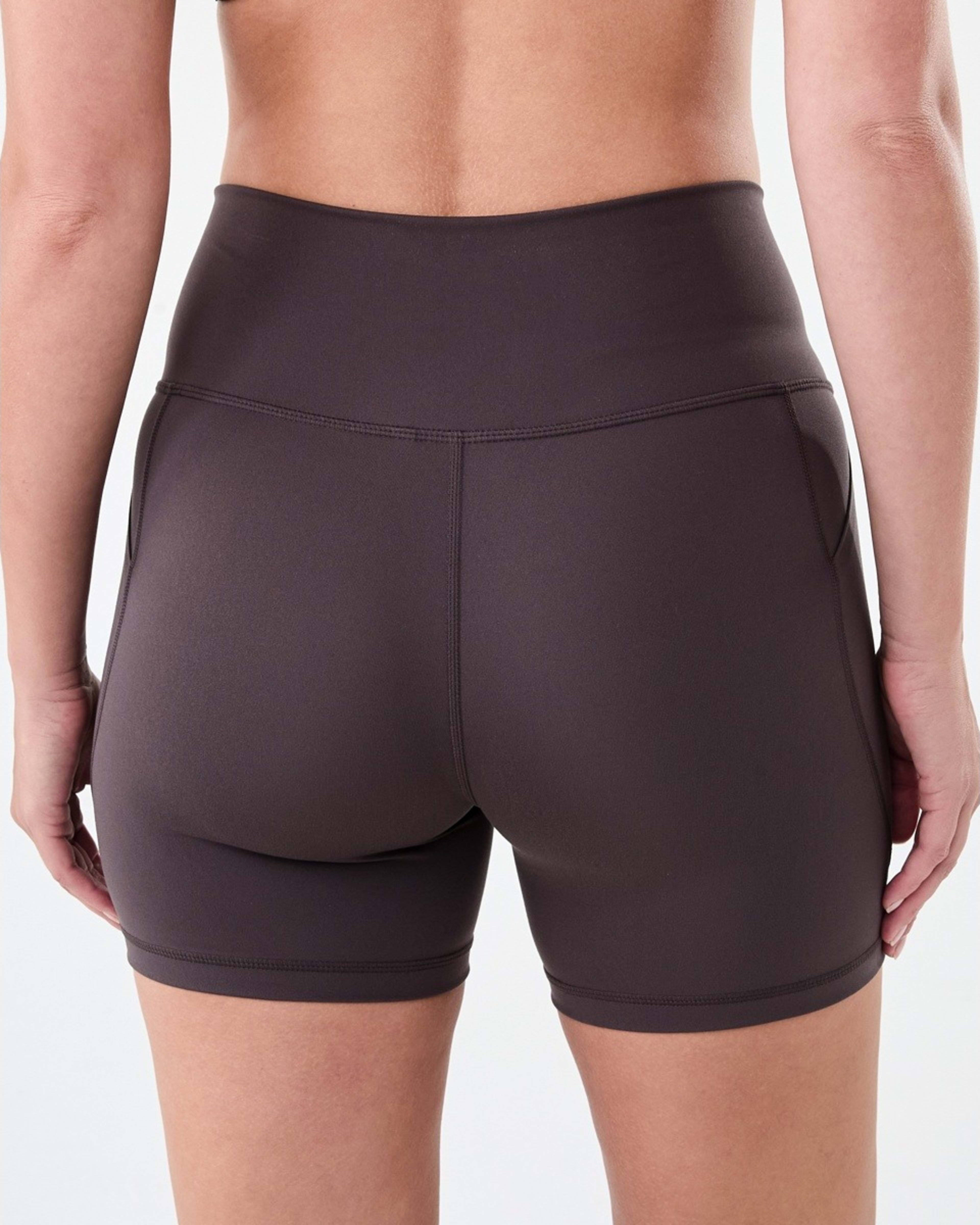 3 Active Womens Ultrasoft Shorts Espresso, 3 of 6