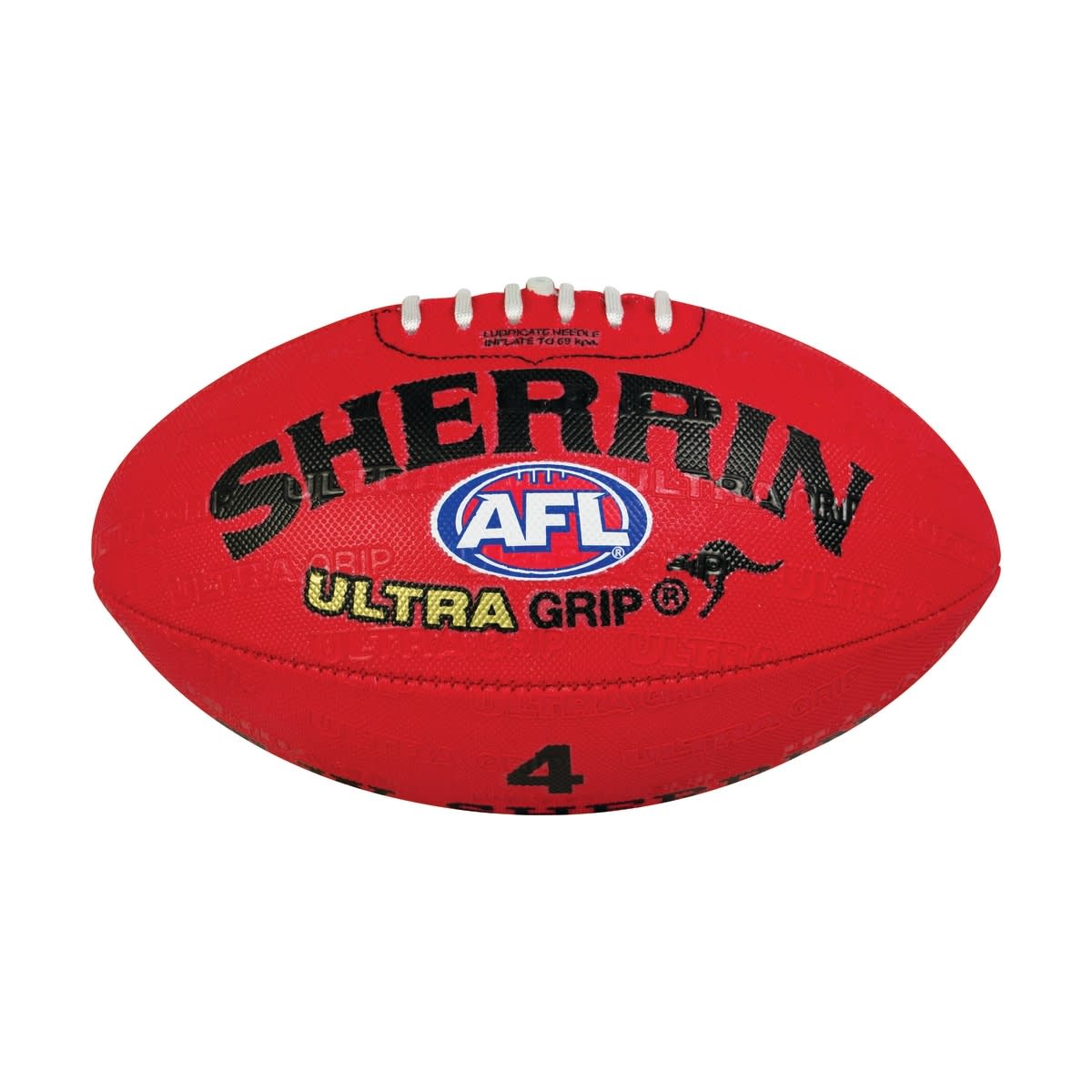 Sherrin AFL Ultra Grip Football Size 4 Red Kmart