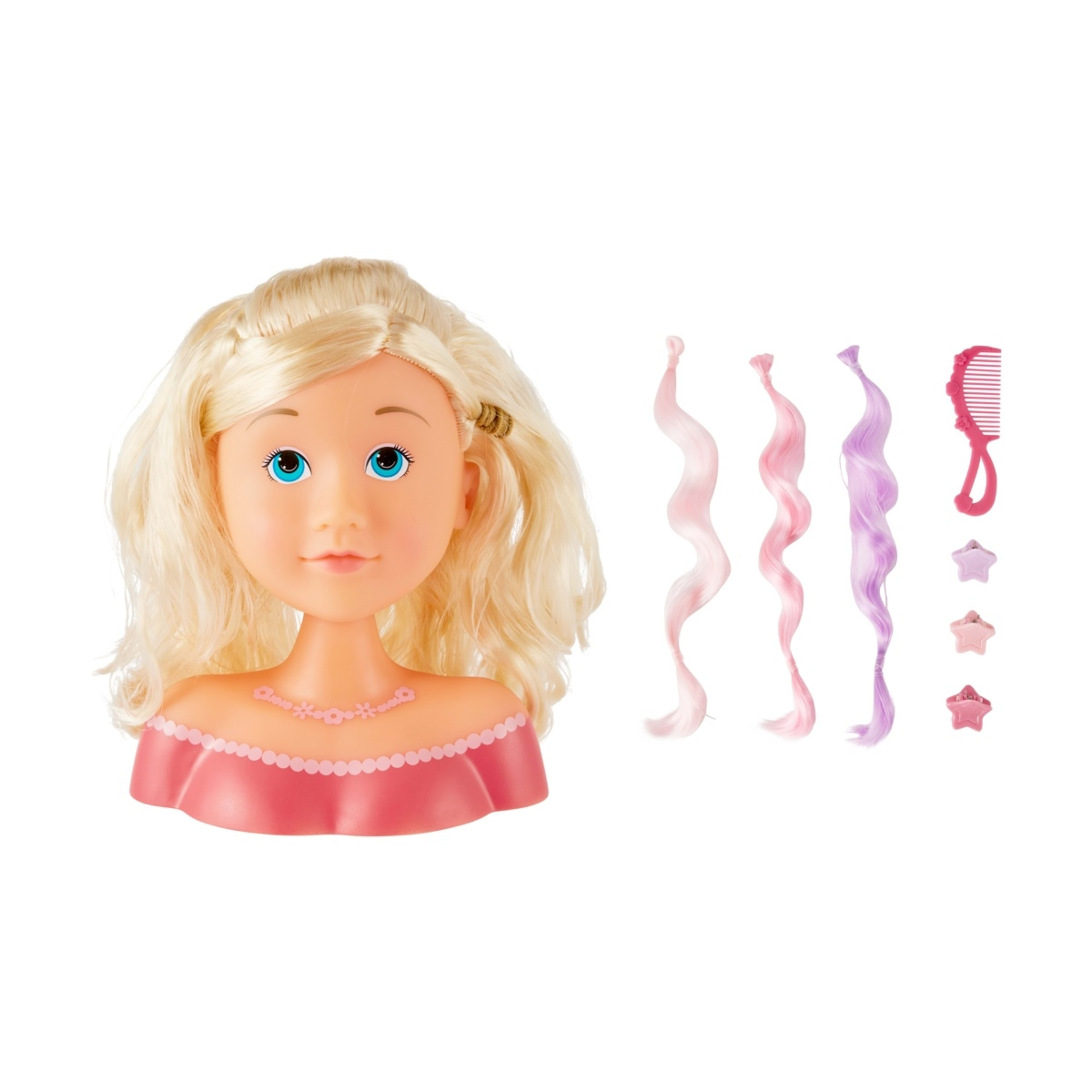 1 8 Piece Fashion Doll: Hair Styling Head