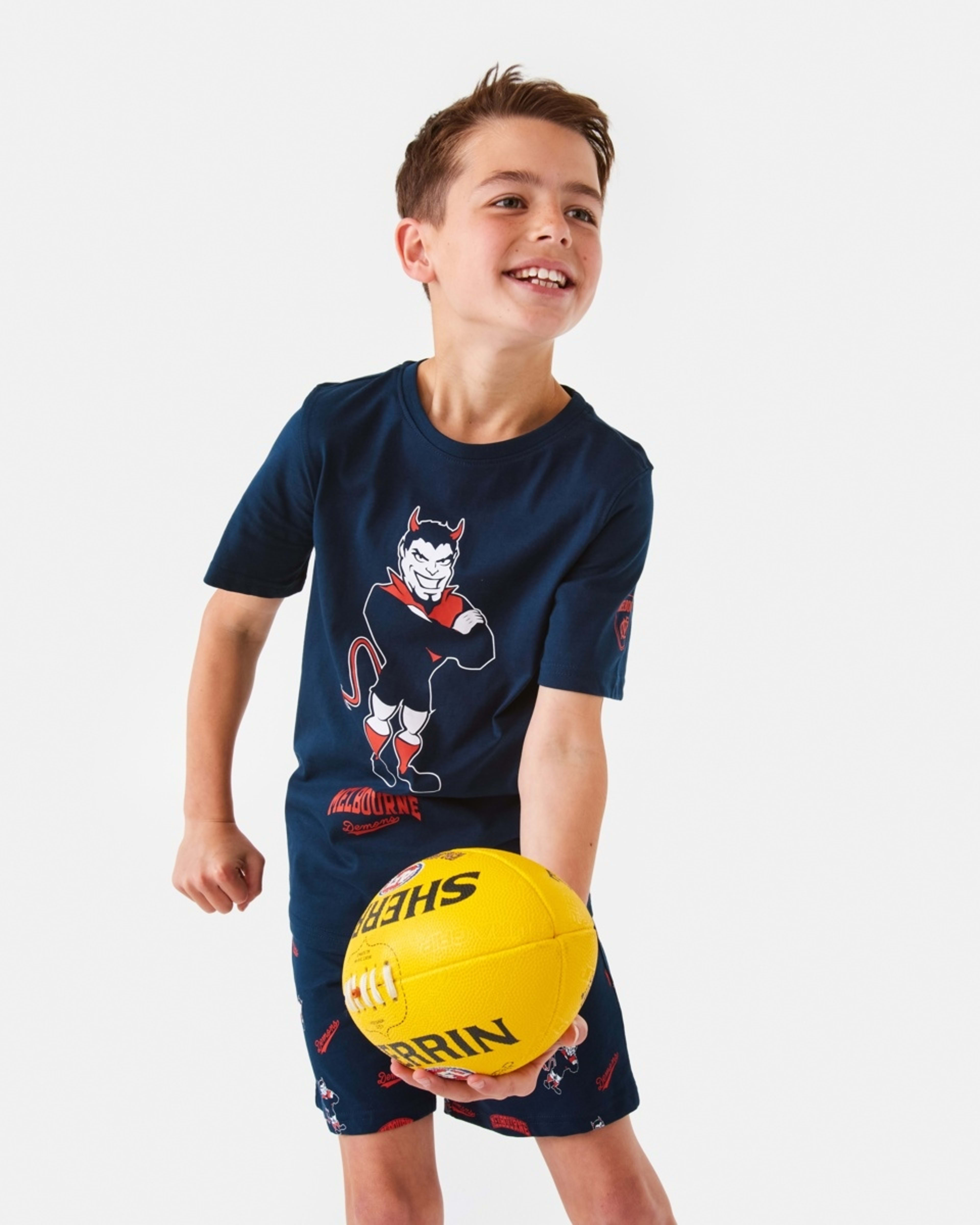 4 Active Kids AFL Pyjama Set Melbourne, 4 of 10