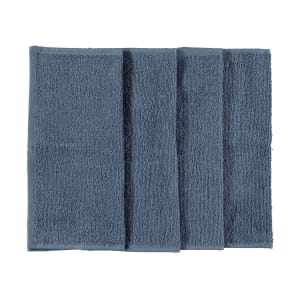 4 Pack Madison Cotton Face Washers - Ocean - Kmart NZ
