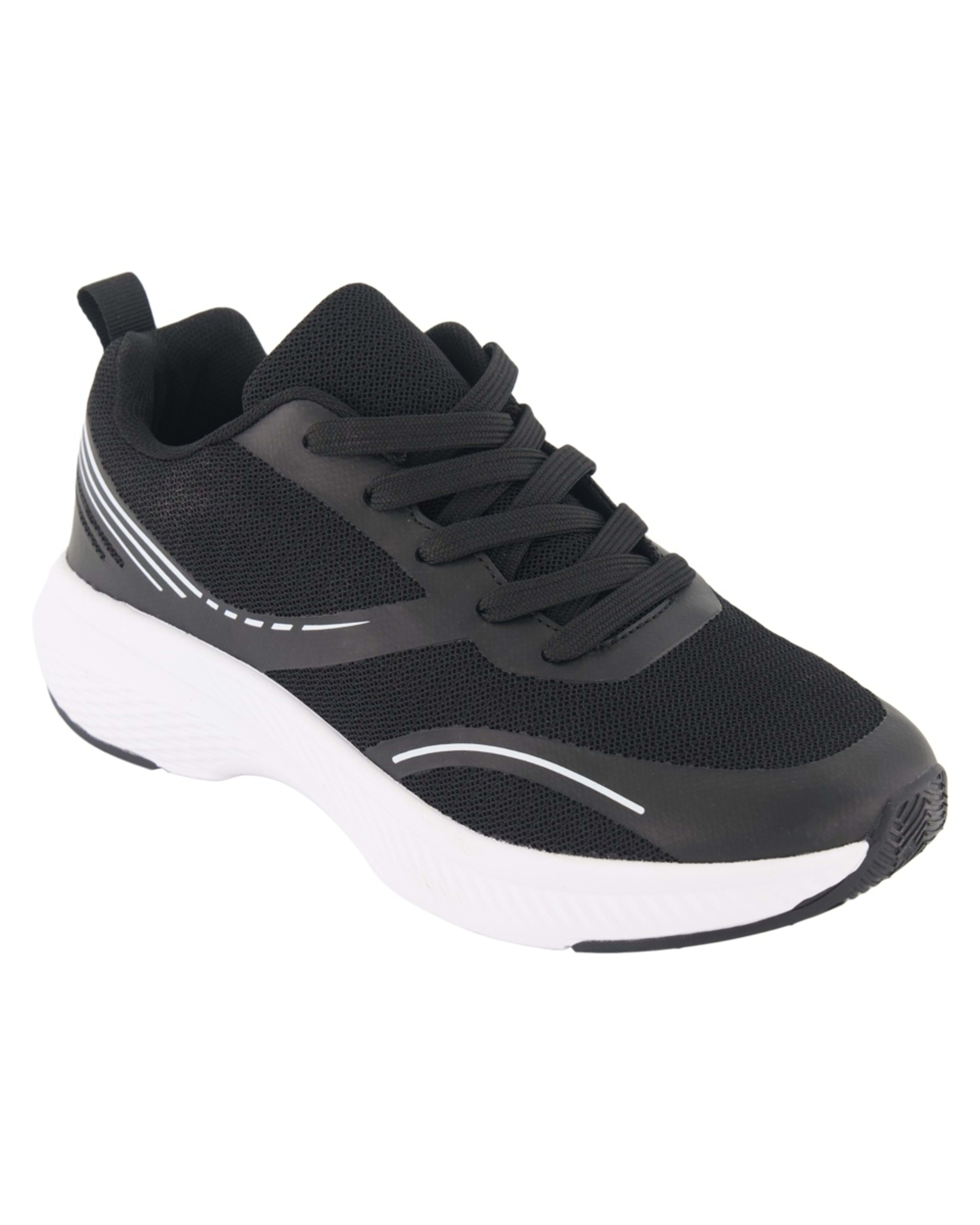 1 Active Womens Lace Up Training Shoes Black