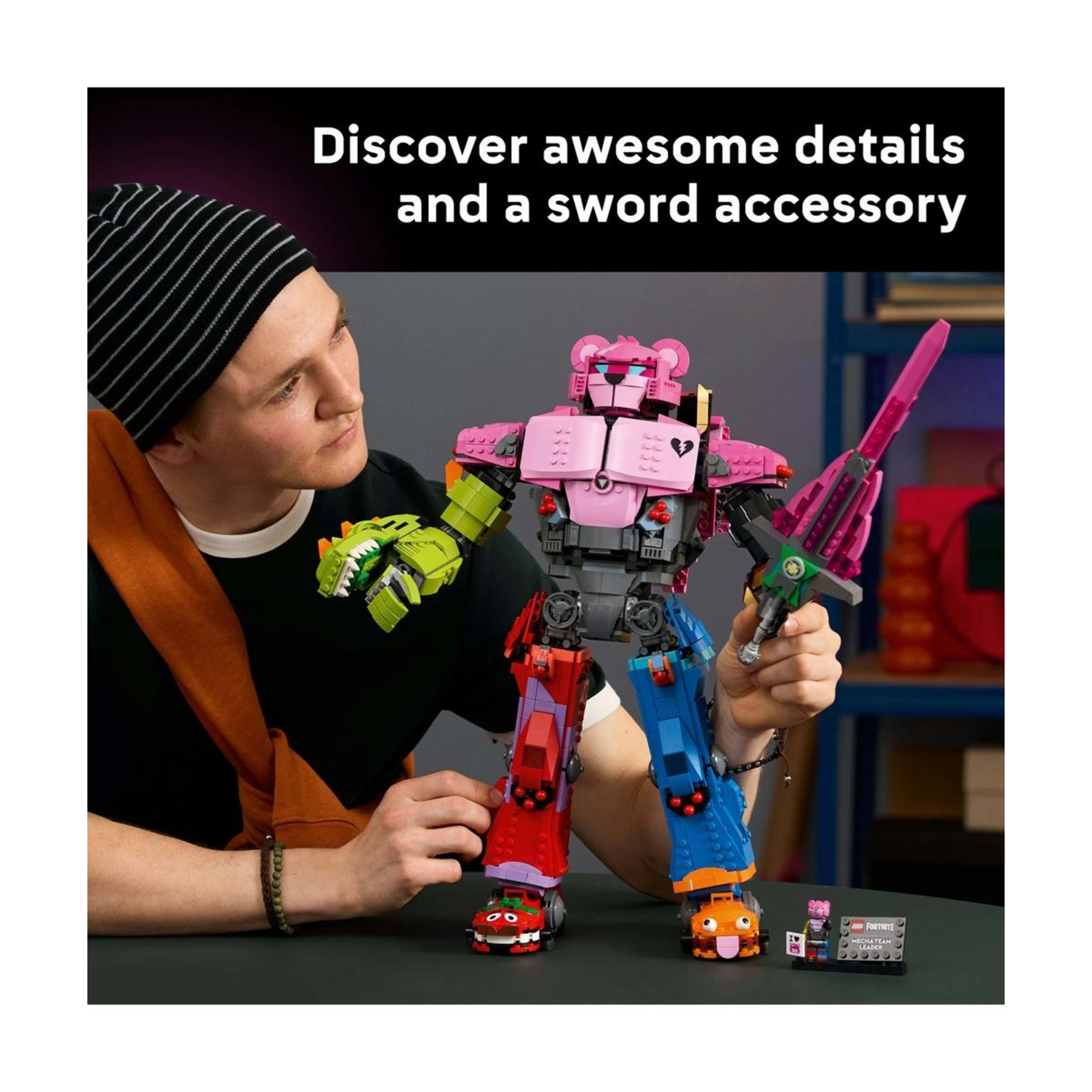 4 LEGO Fortnite Mecha Team Leader 77078, 4 of 10