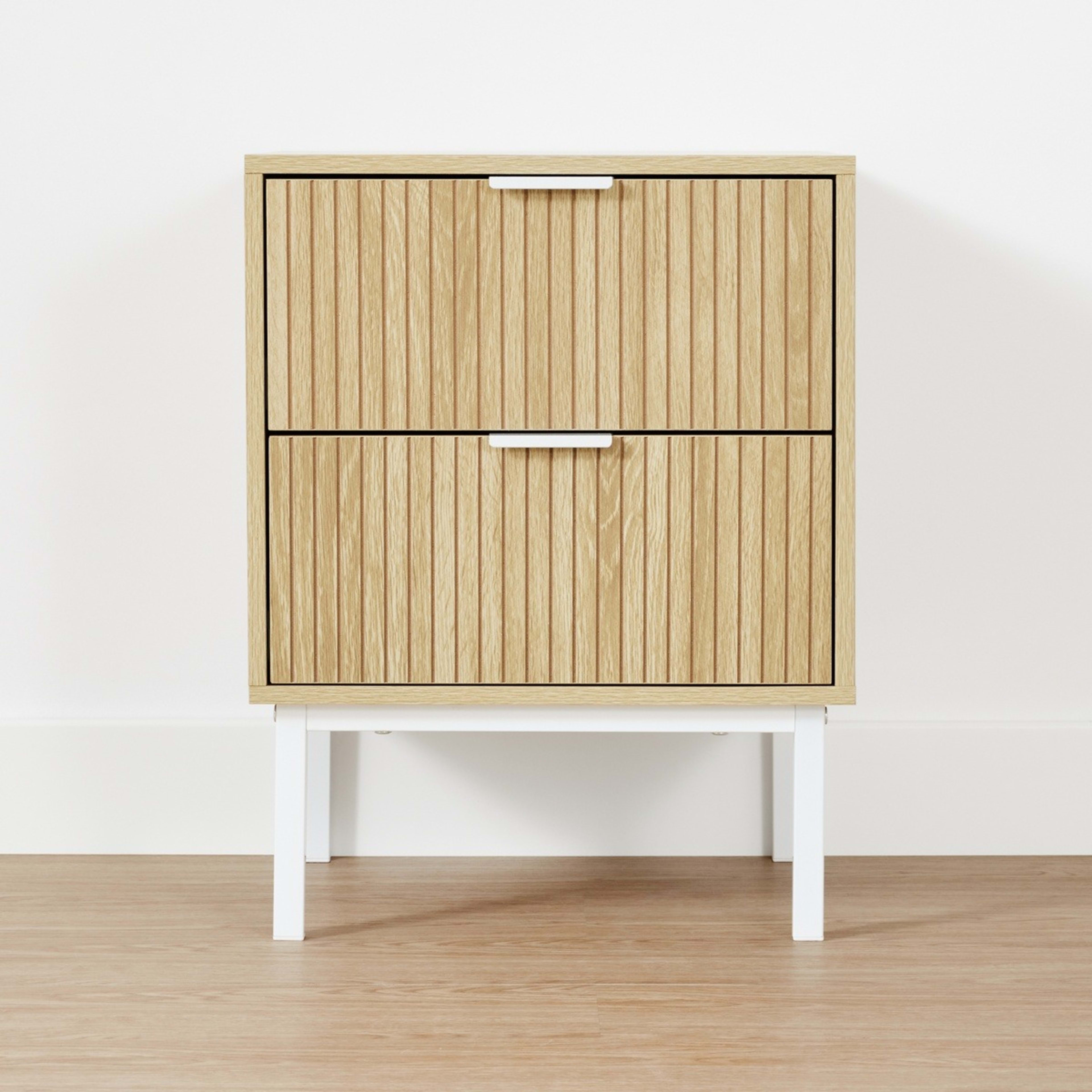 3 Isla 2 Drawer Bedside Table, 3 of 10