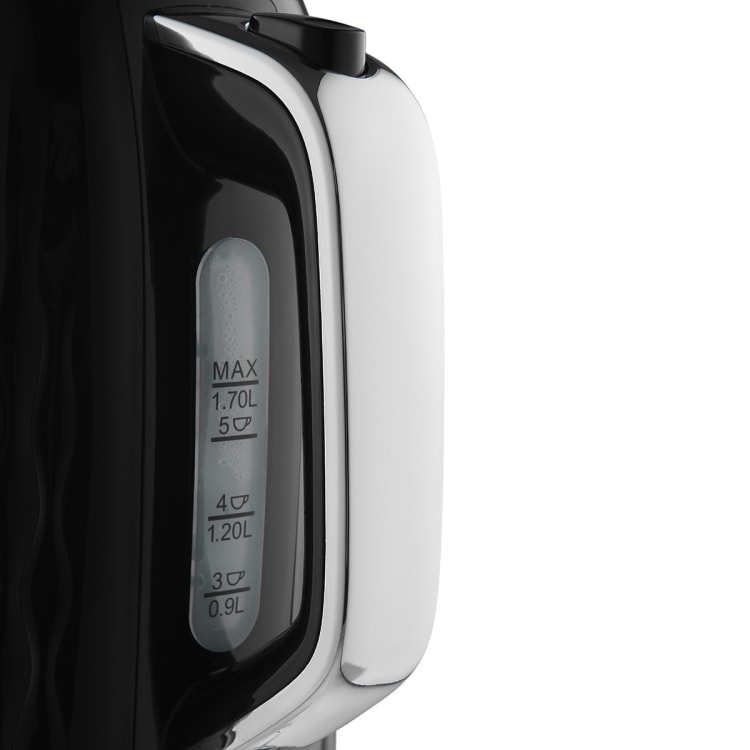 1.7L Kettle Black and Silver Look Kmart
