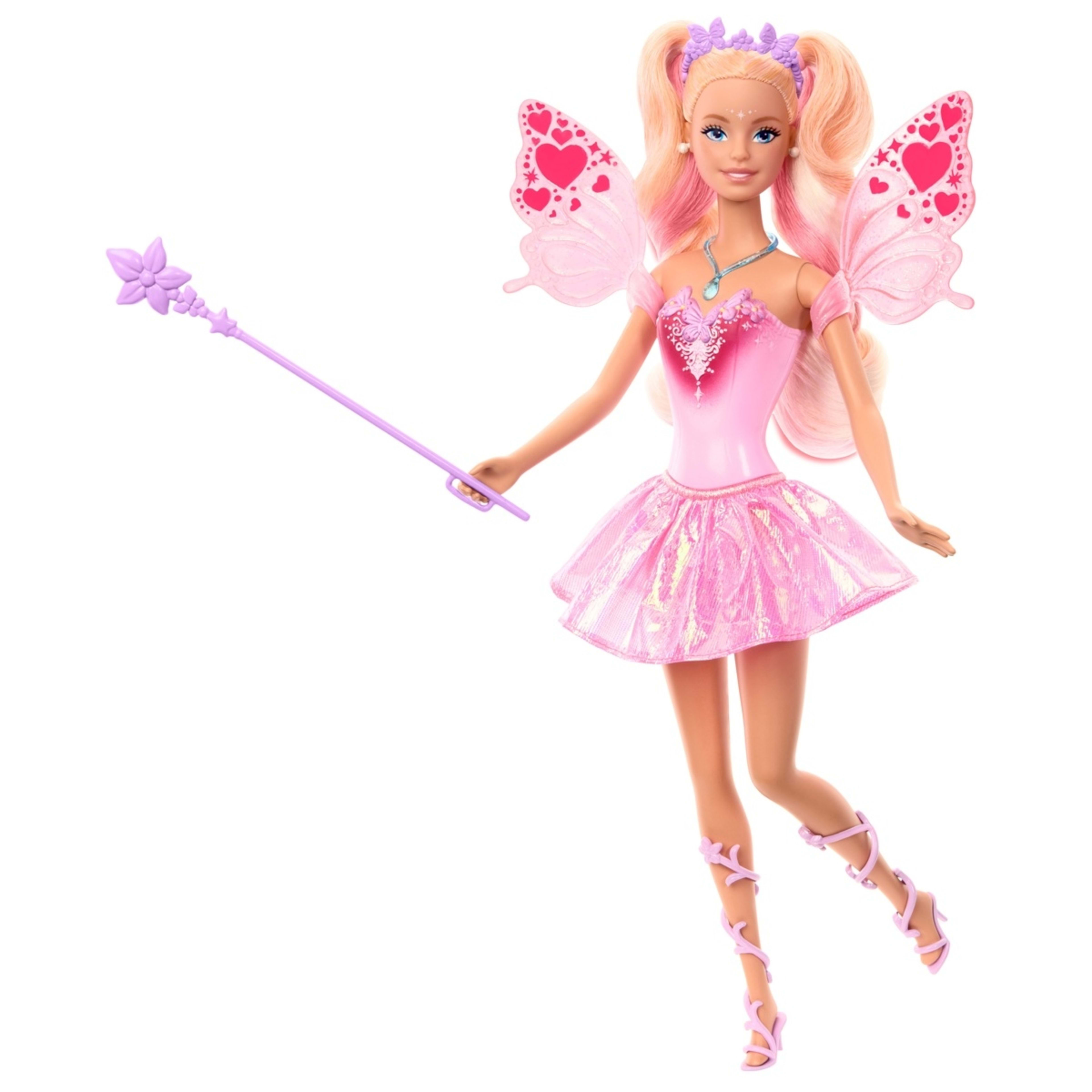 5 Barbie Fantasy Fairy Doll with Color Change Wings, 5 of 7