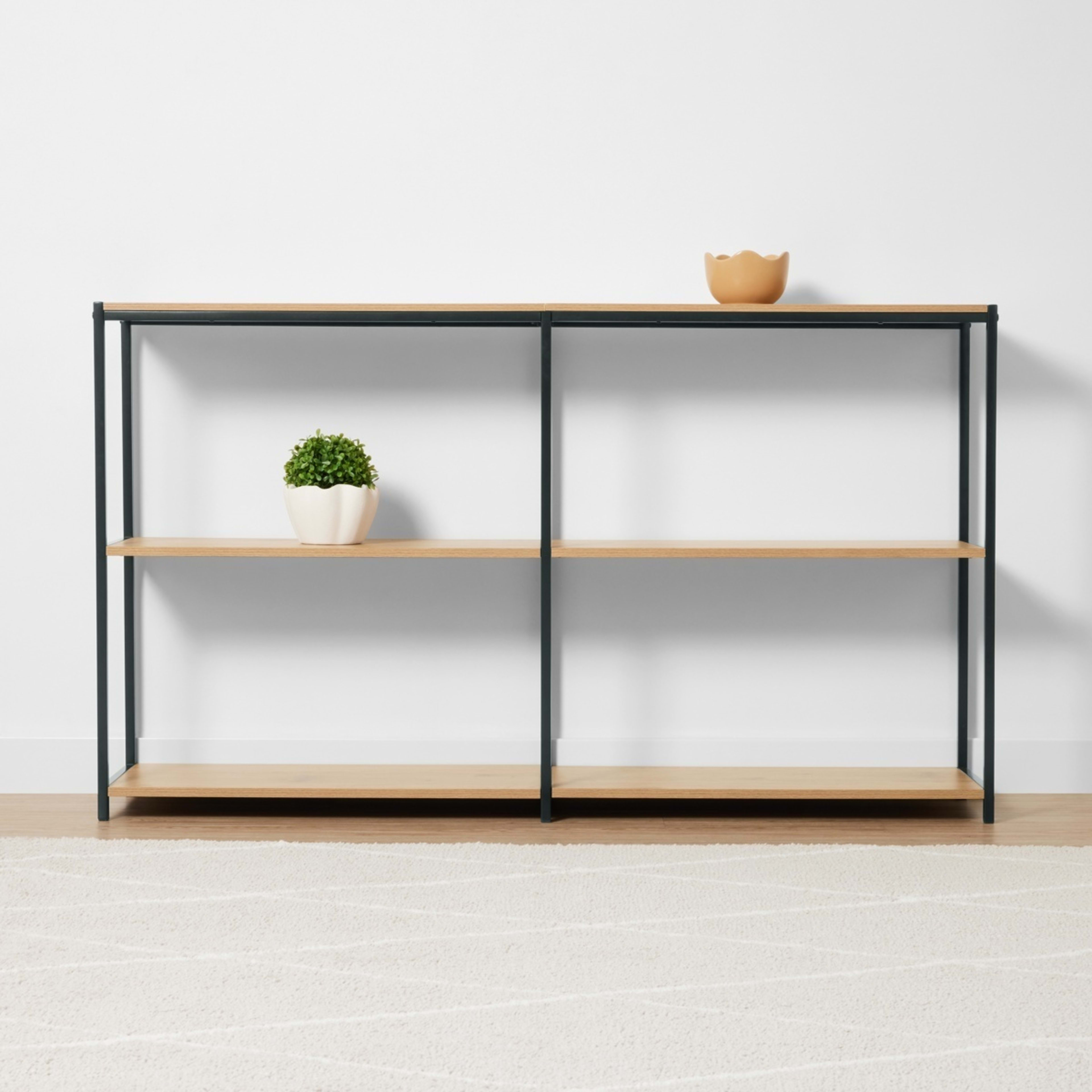 1 Blake 3 Tier Long Book Storage Unit, 1 of 10