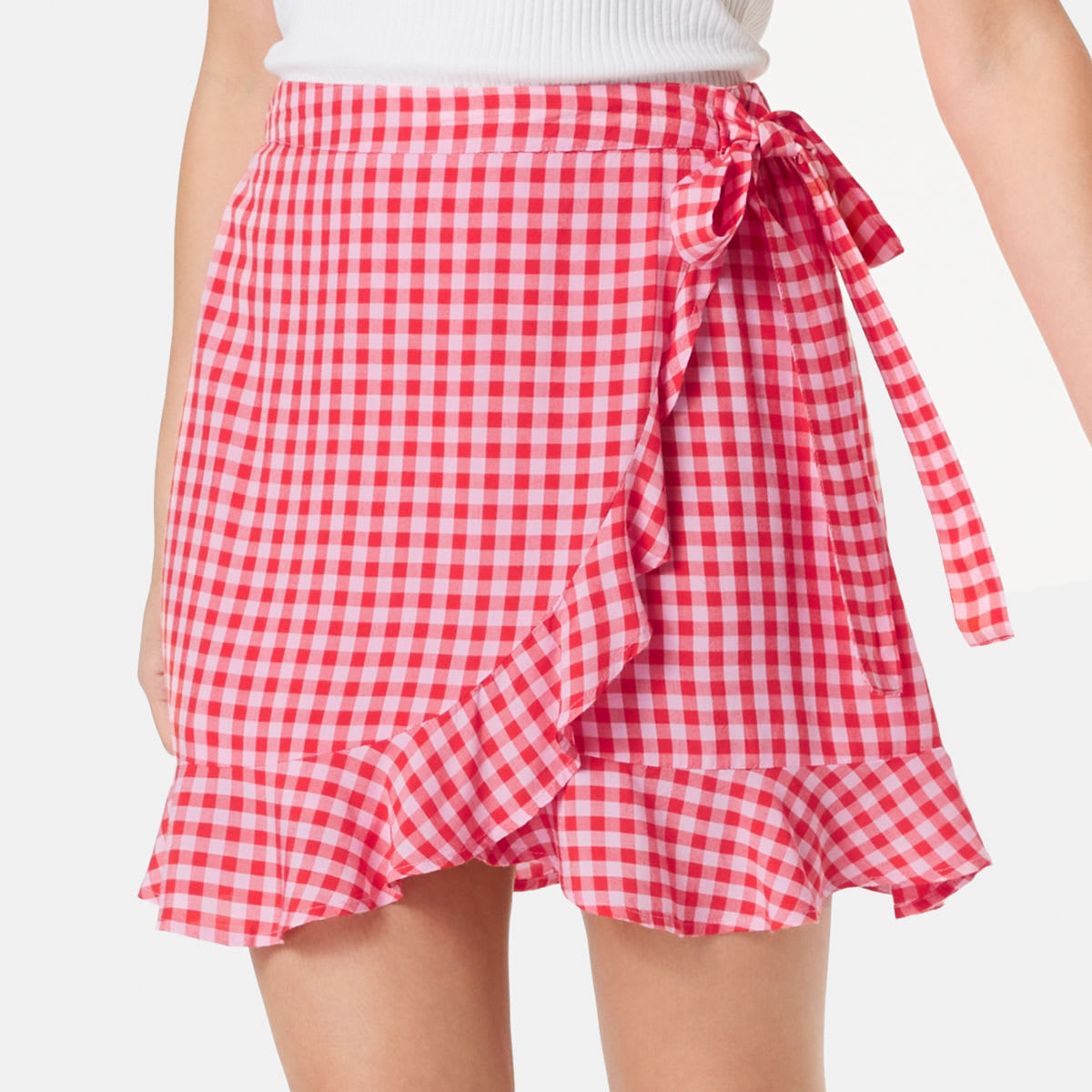 kmart gingham skirt