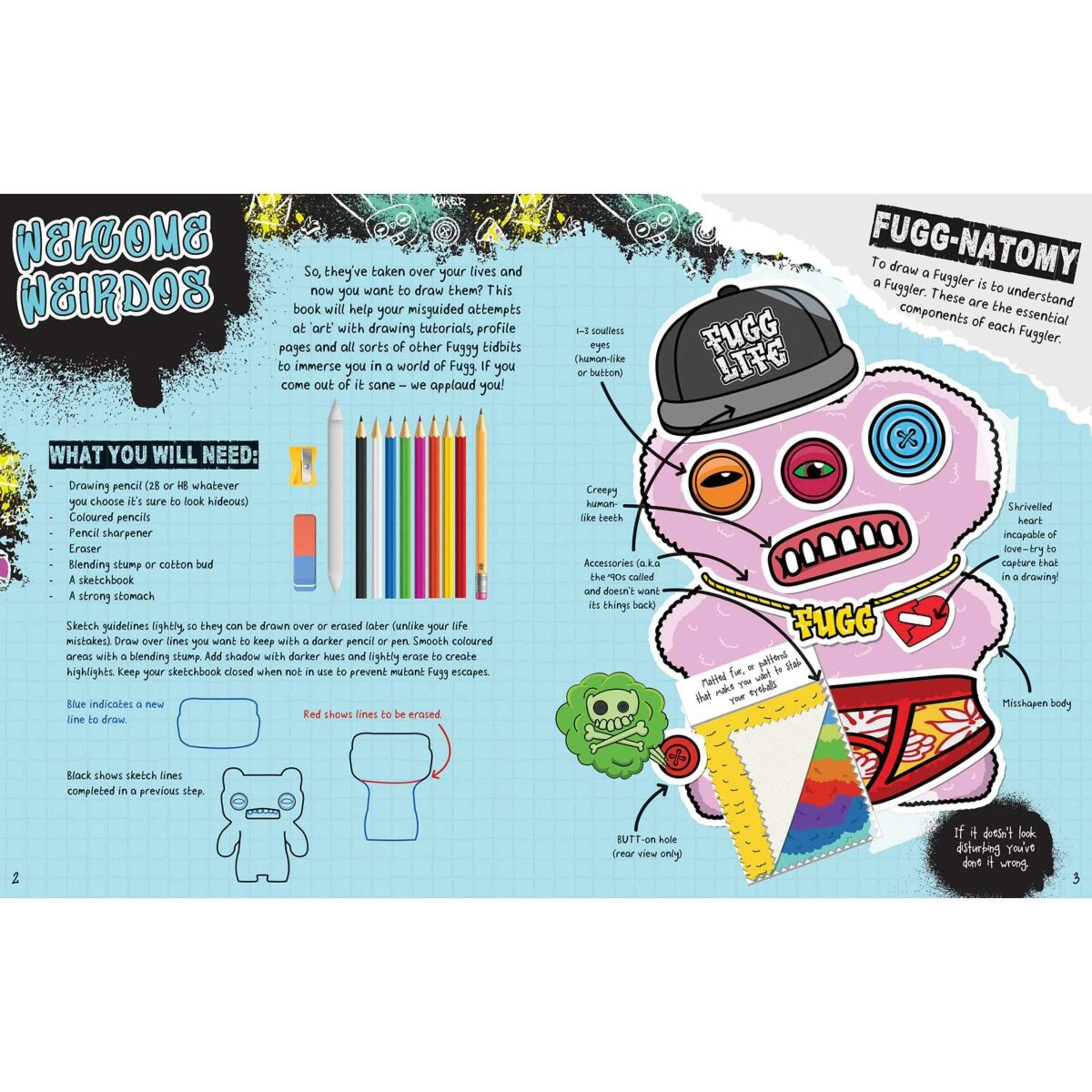 2 How To Draw a Fuggler - Book, 2 of 4