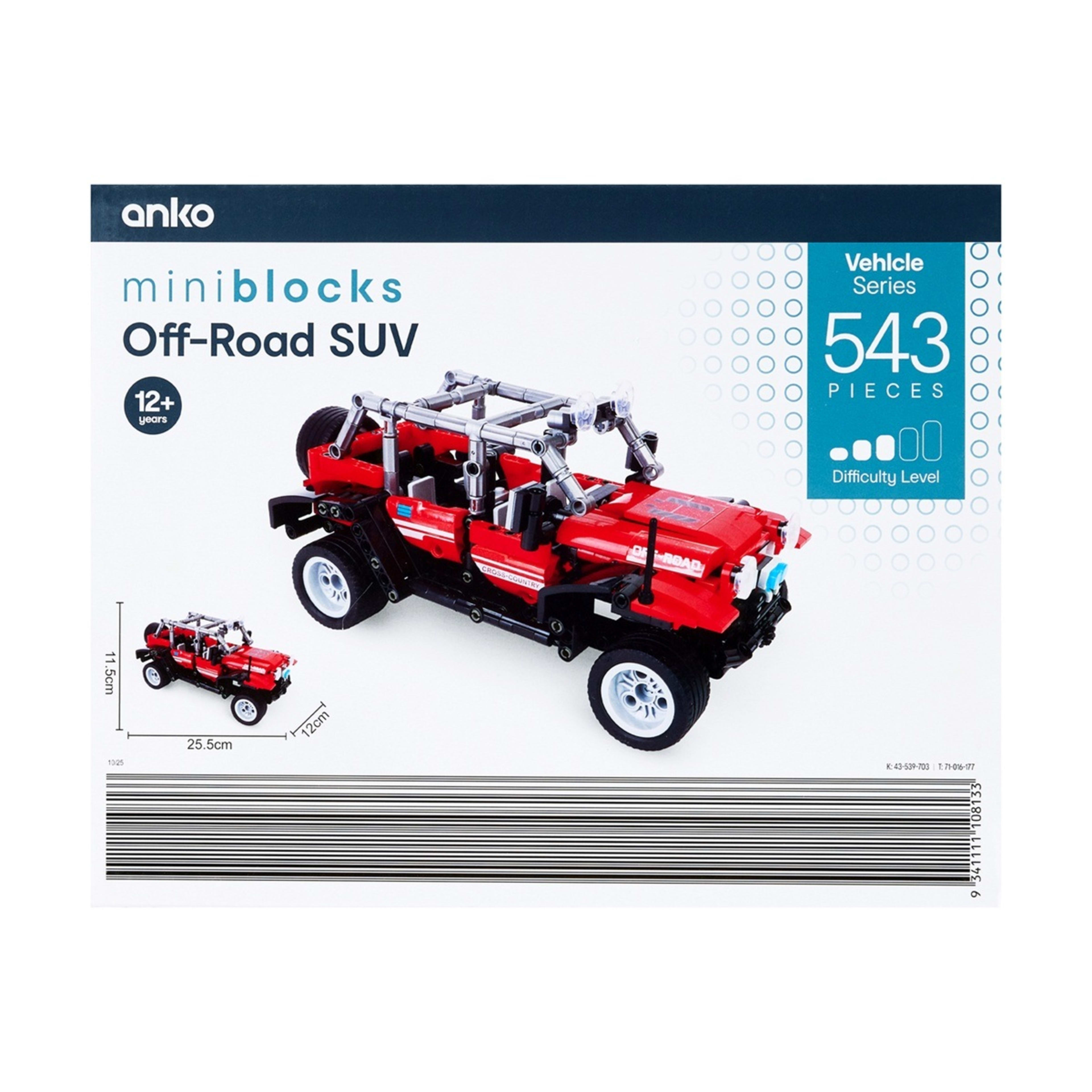 3 543 Piece Mini Blocks Vehicle Series: Off-Road SUV, 3 of 3
