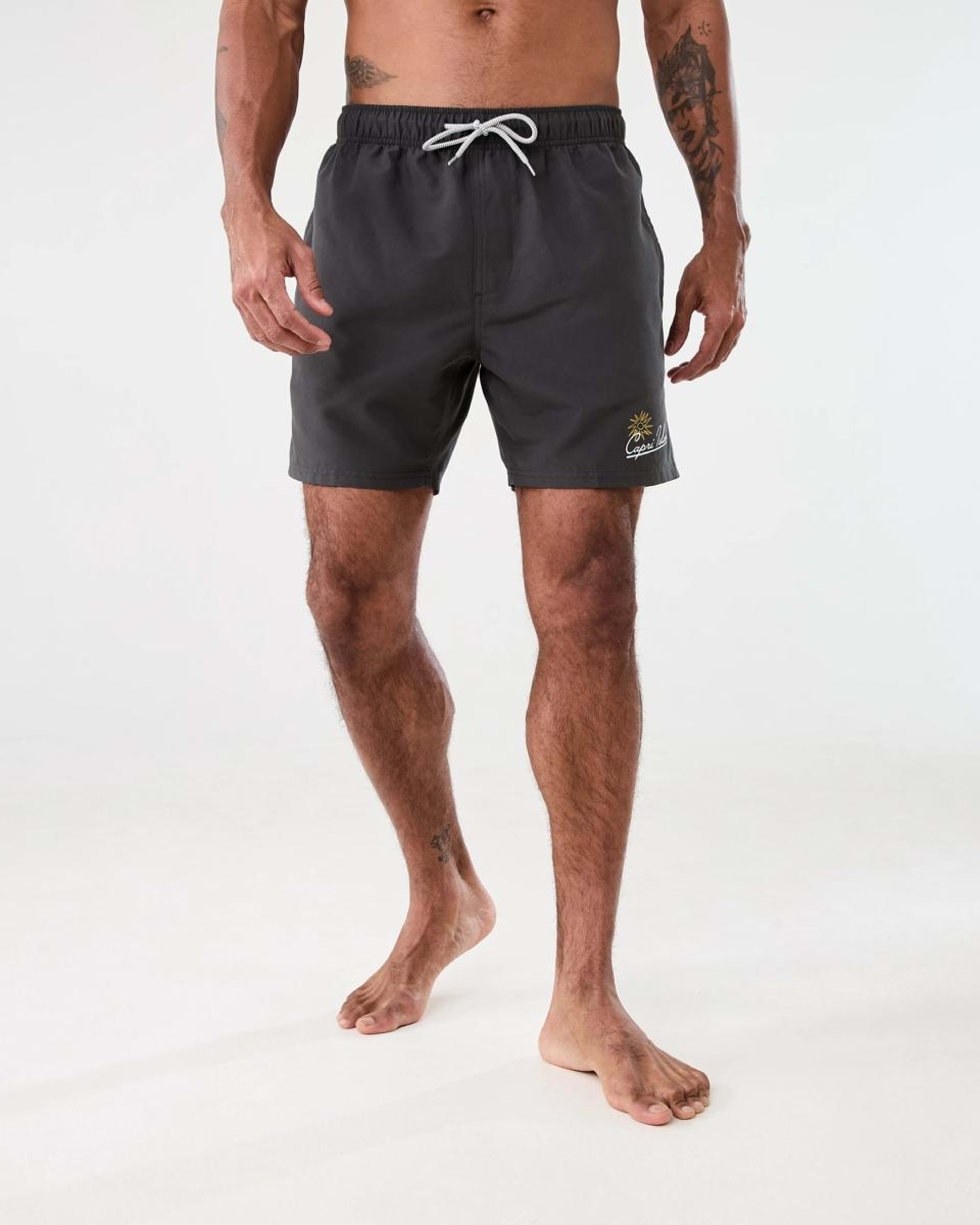 6 Core Print Swim Shorts CAPRI ISLAND SWIM GREY VIOLET, 6 of 6