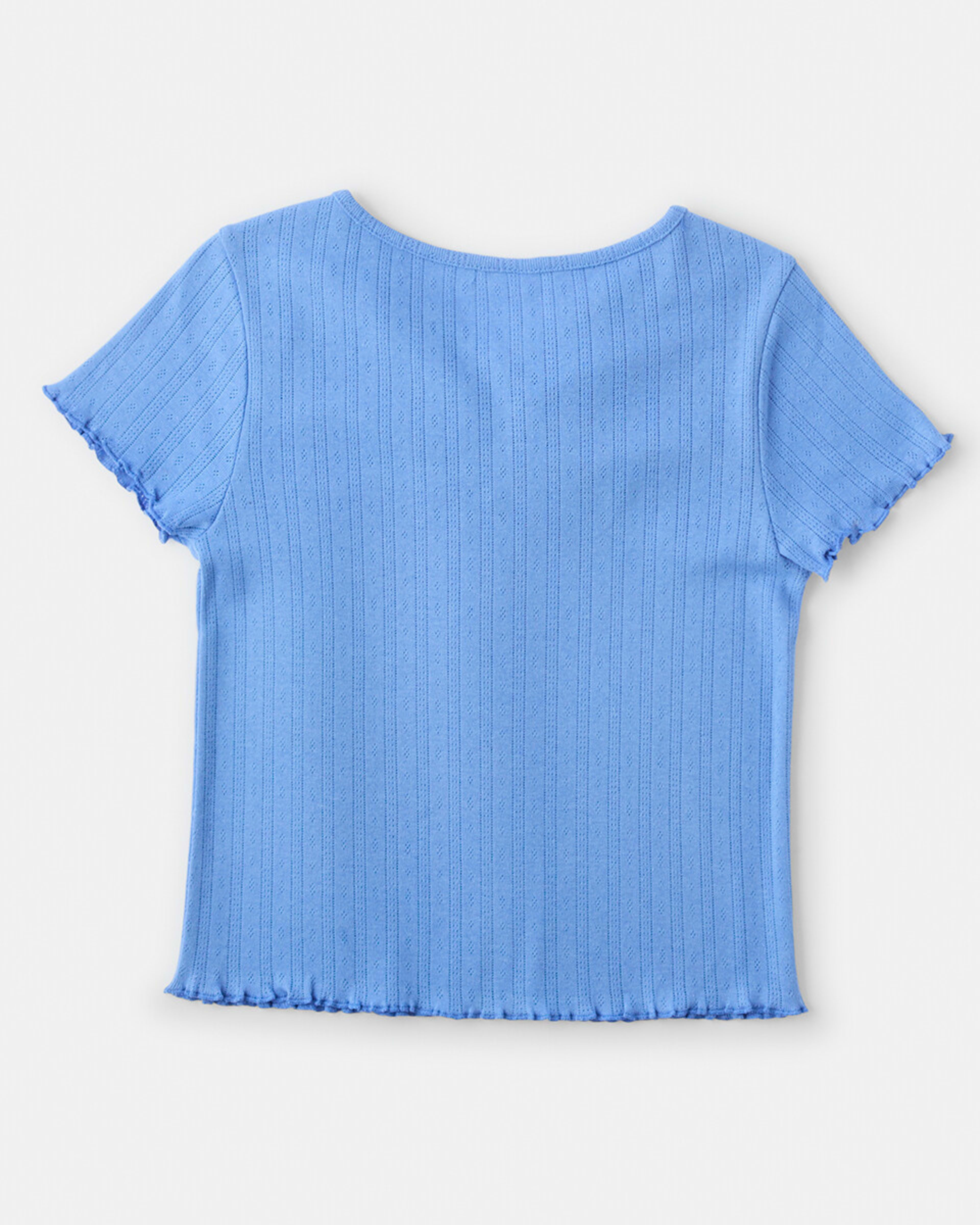 9 Ruched V-Neck Top Blu Marine, 9 of 9