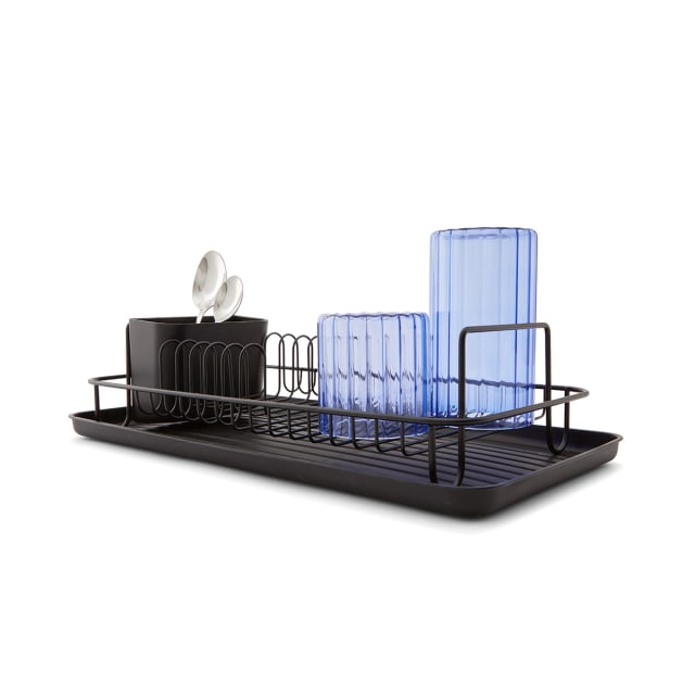 Black Slimline Dish Rack Kmart