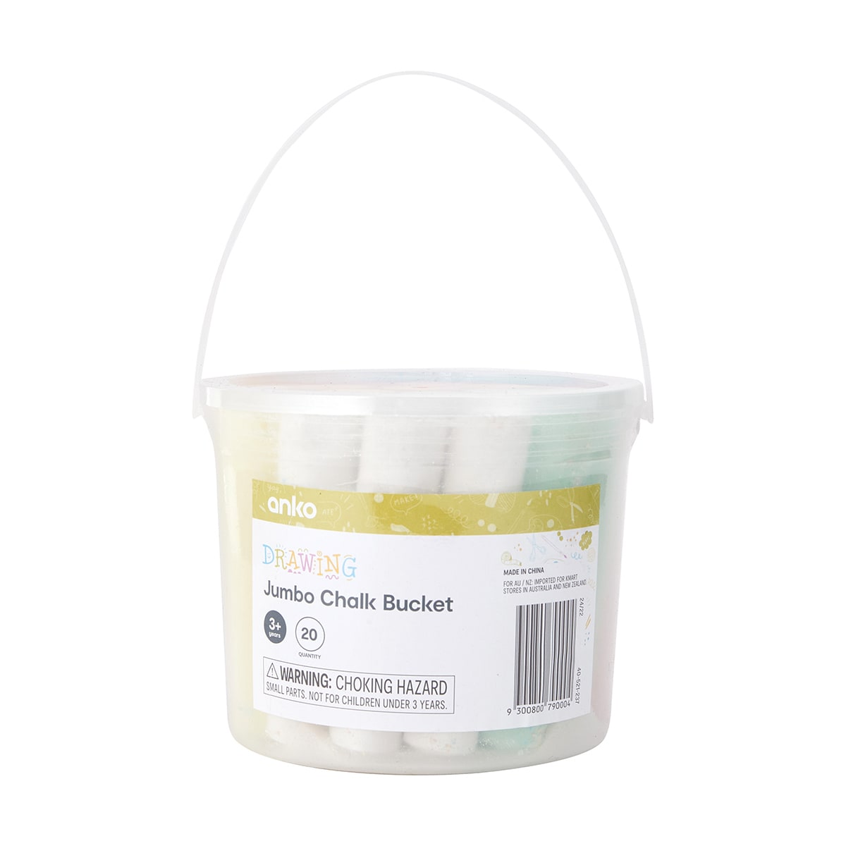 20 Pack Jumbo Chalk Bucket Kmart