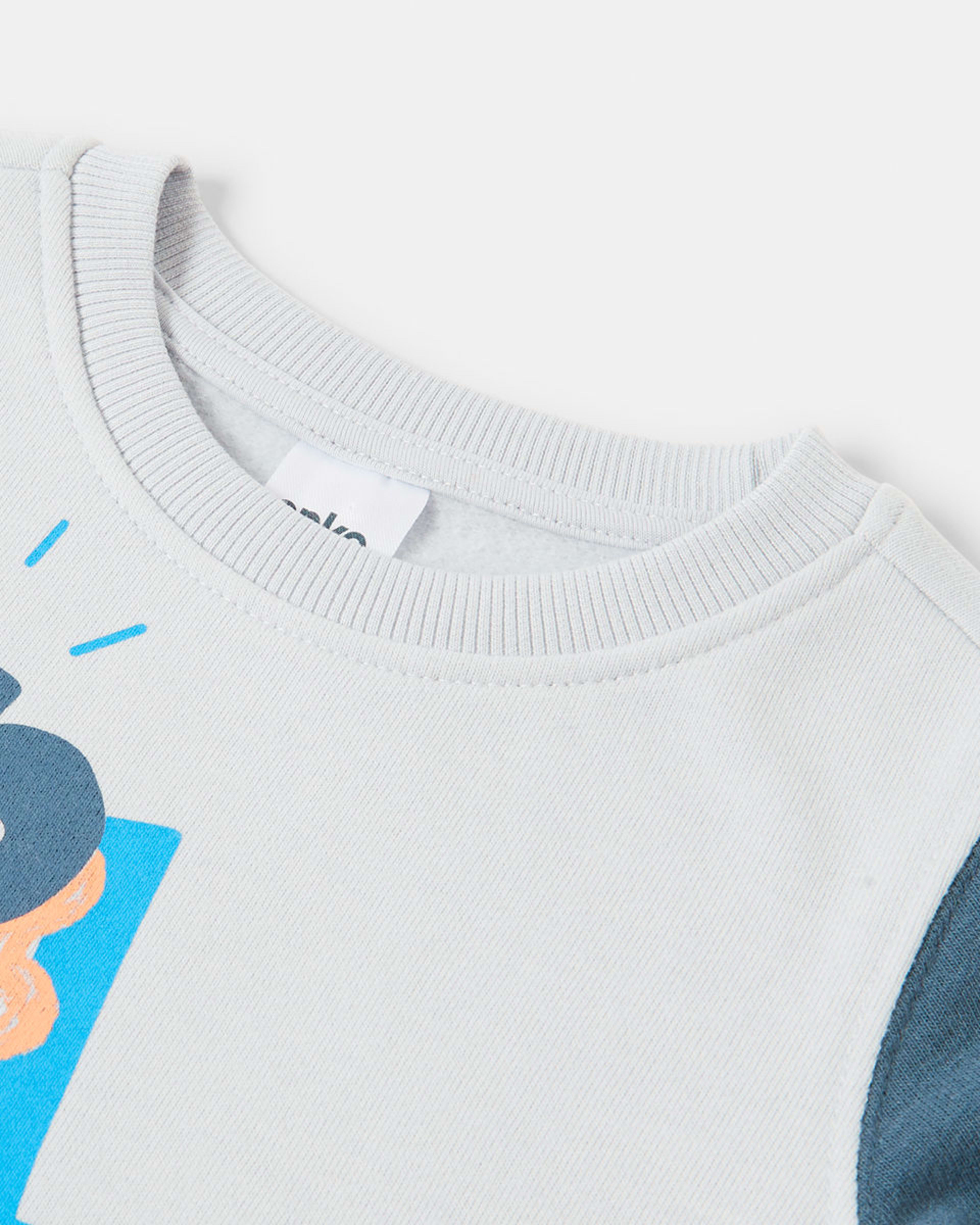 Printed Crew Neck Sweatshirt Kmart