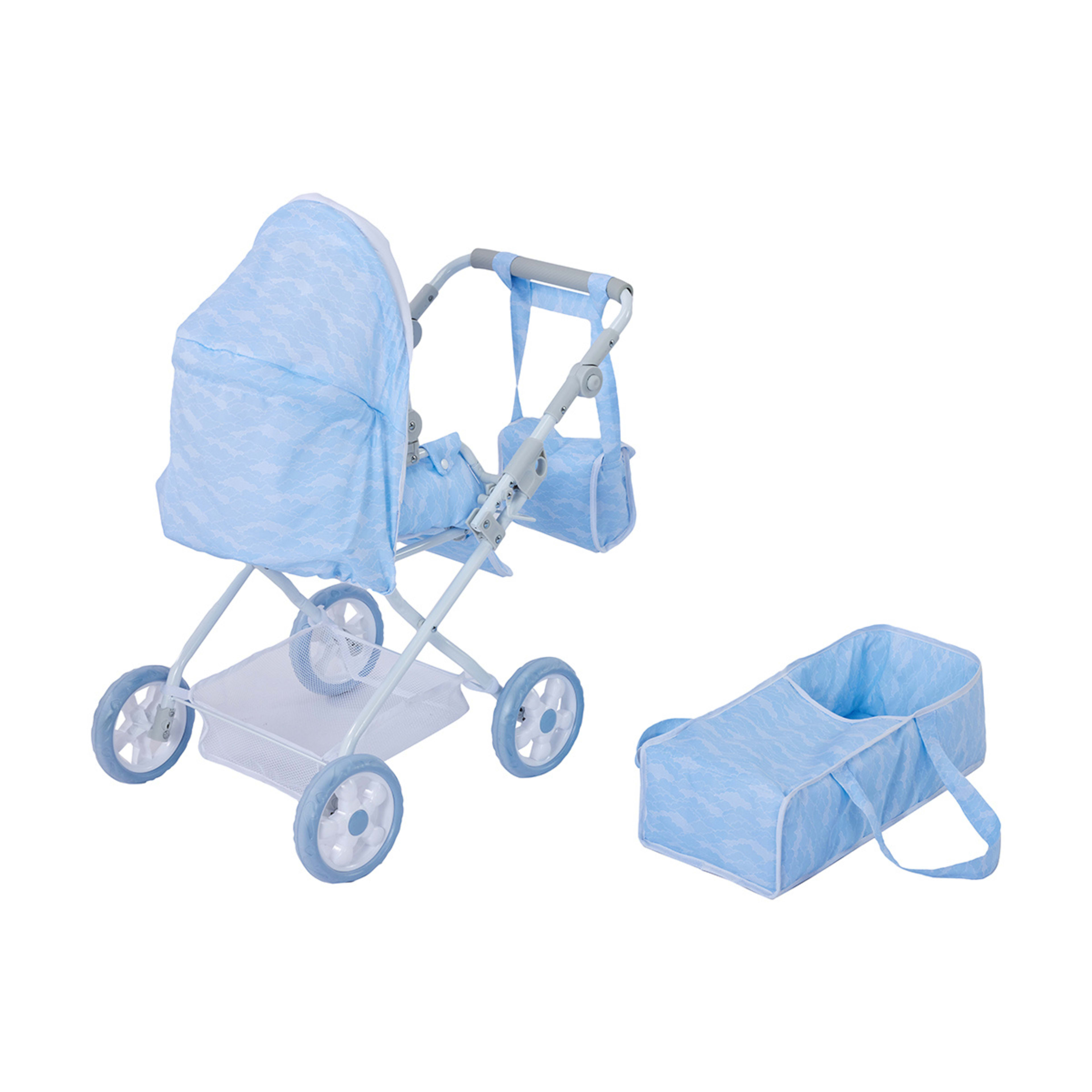 4 Piece Deluxe Toy Pram and Bag Set Kmart