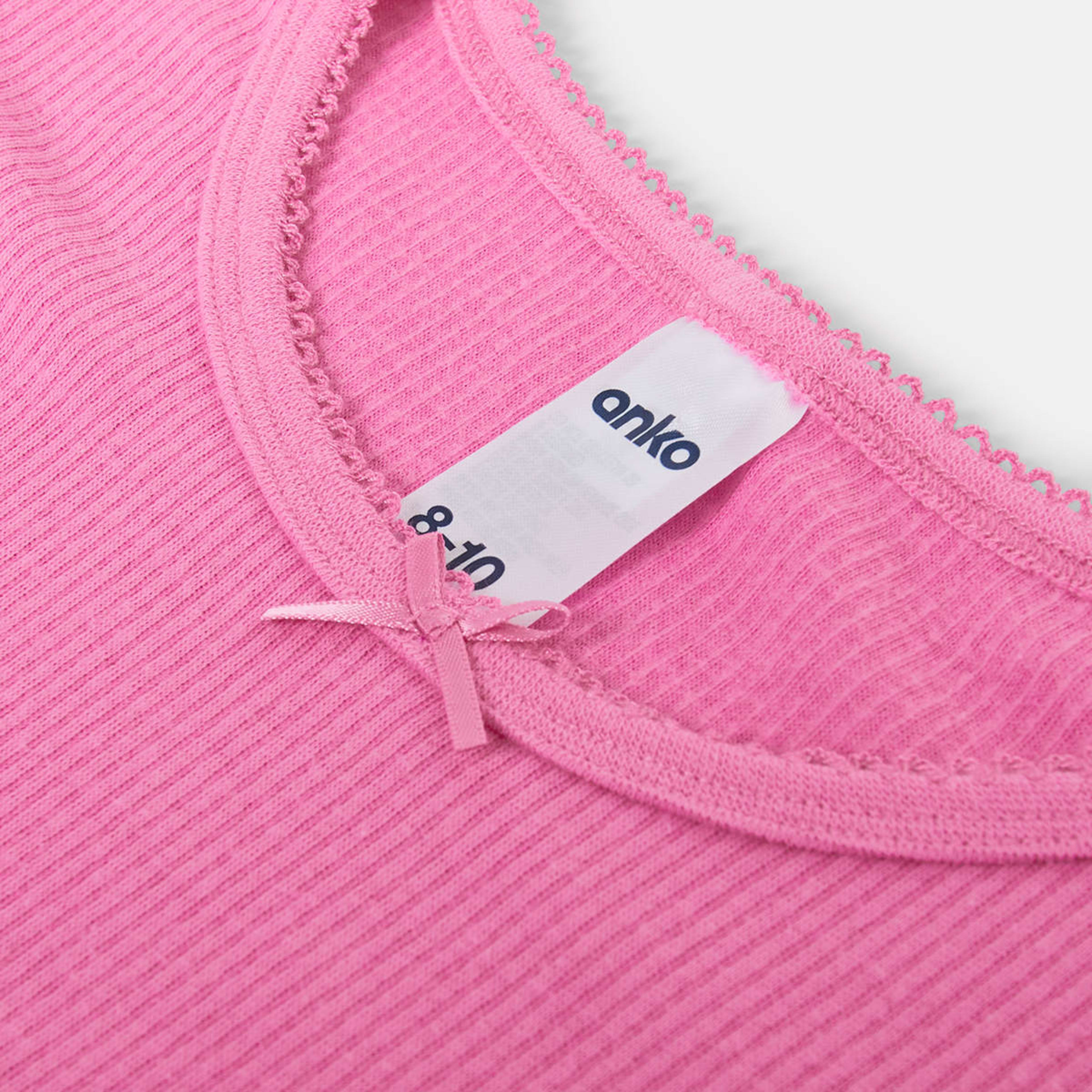 8 2 Pack Long Sleeve Thermal Top Light Pink, 8 of 8