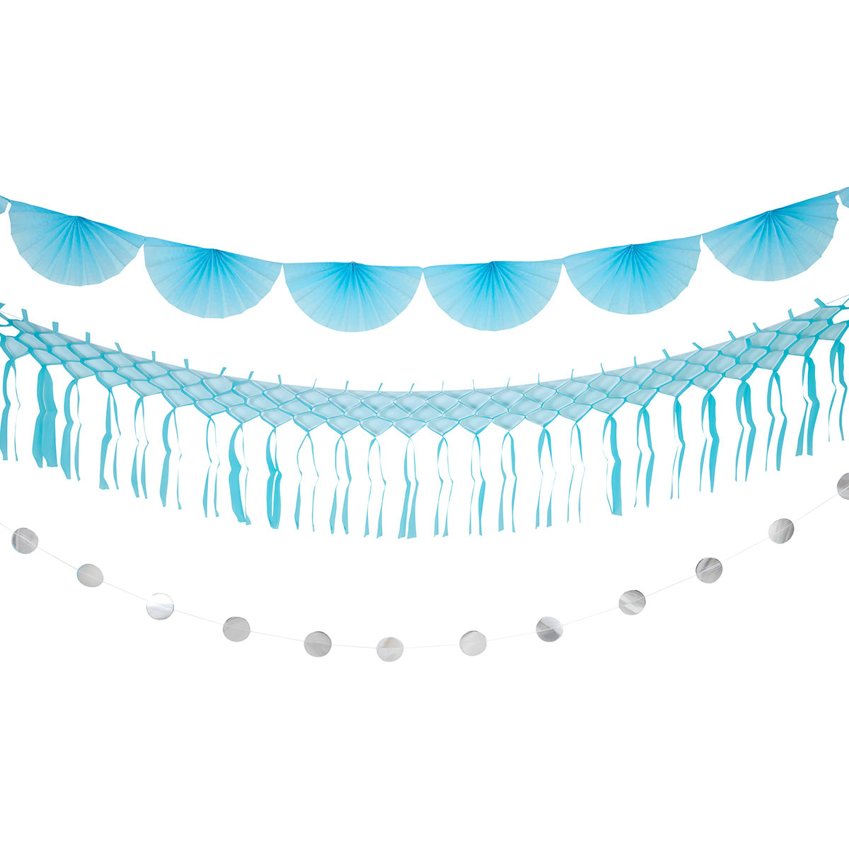 12 Piece Blue Decoration Pack Kmart