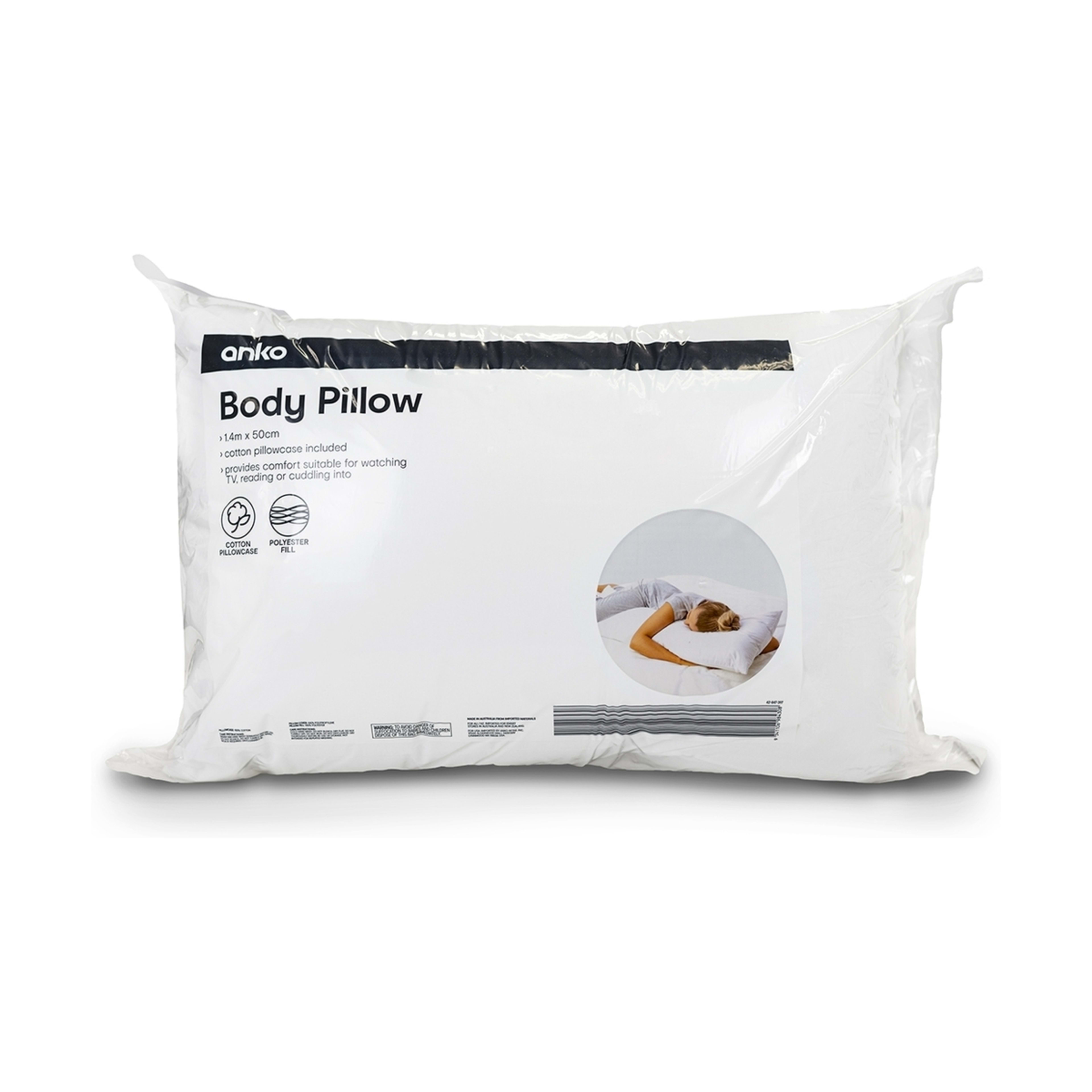 Body Pillow - White - Kmart NZ