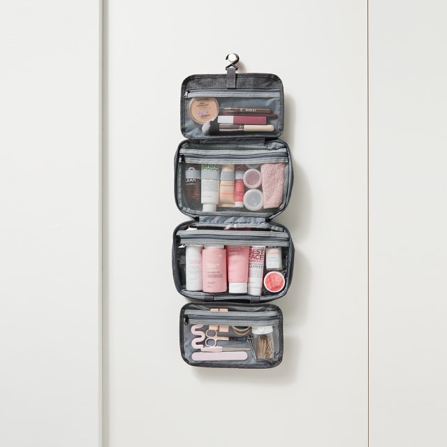 Multi Pocket Hanging Organiser Grey Kmart