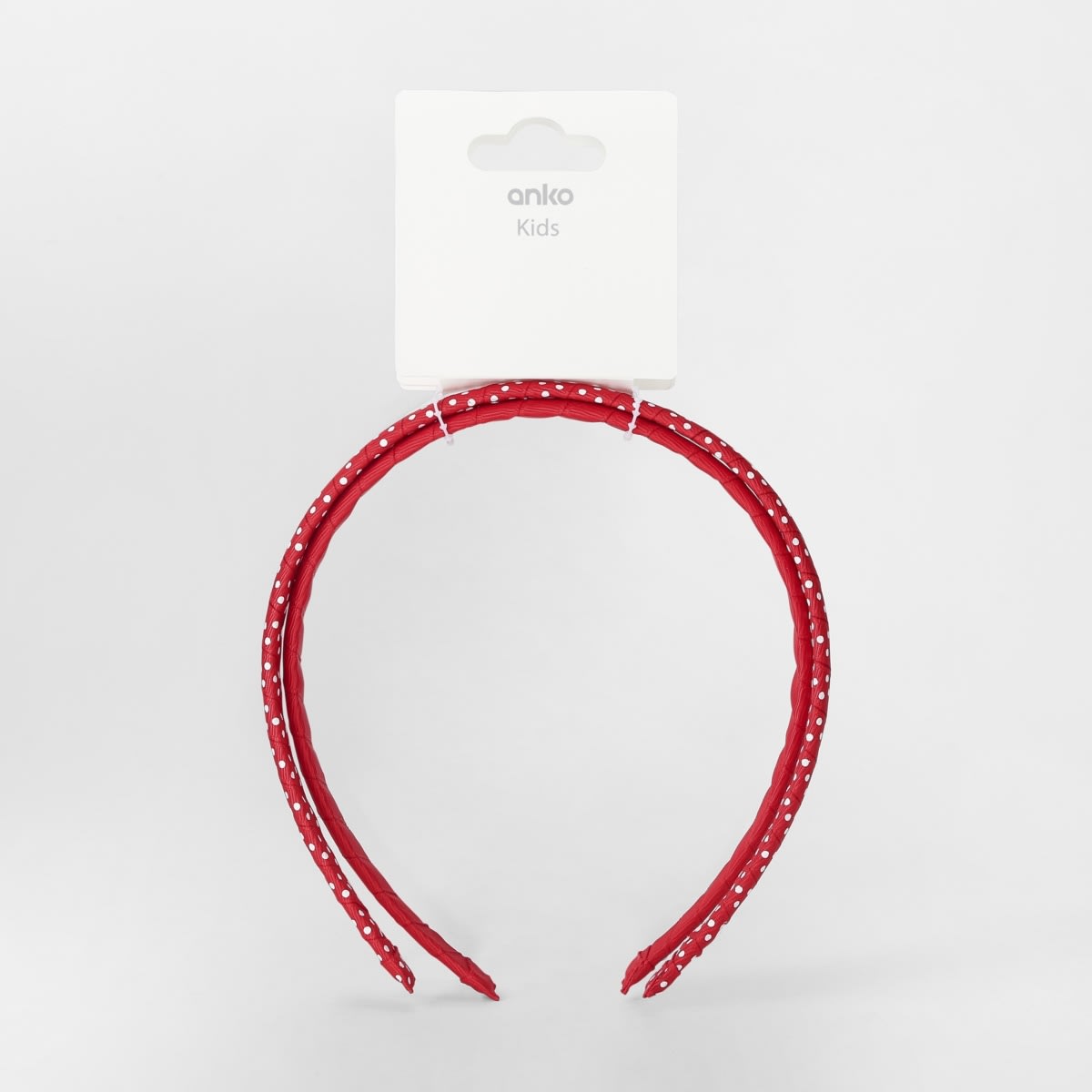 2 Pack Hard Headbands - Red - Kmart