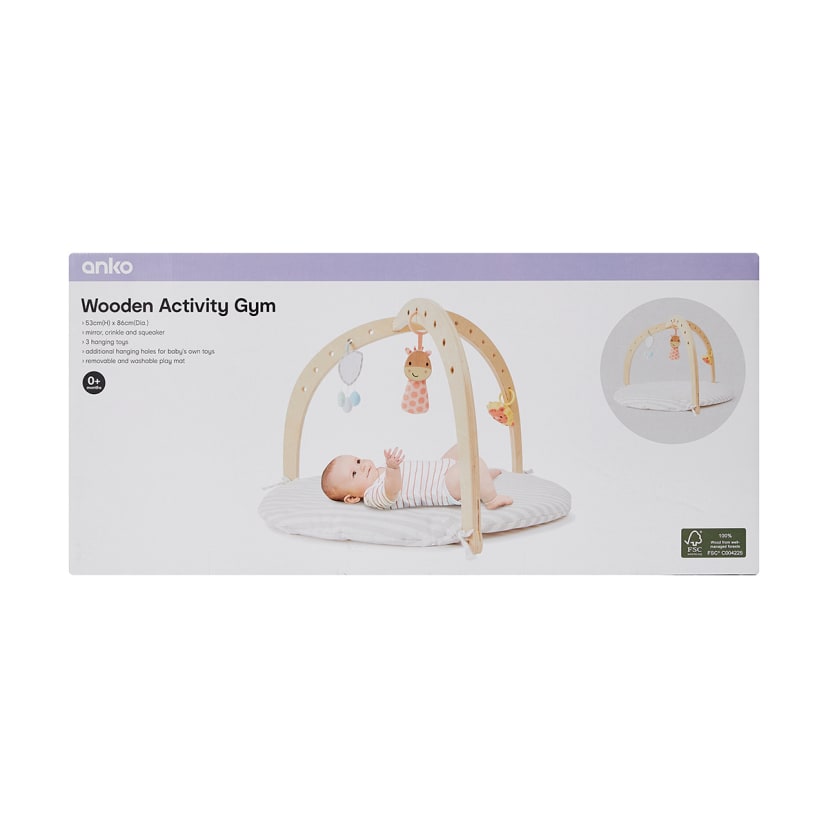Wooden Activity Gym Kmart