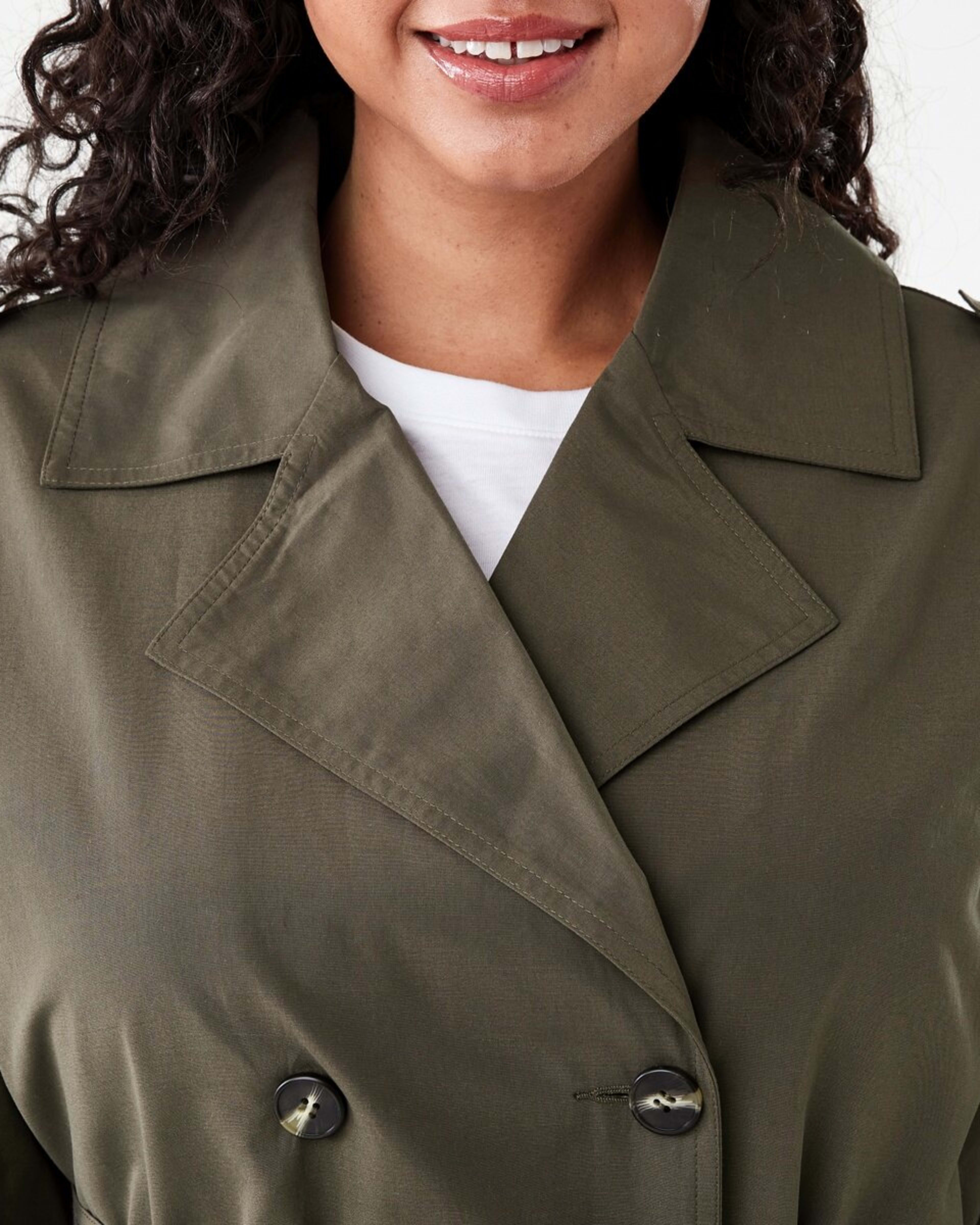 6 Longline Trench Grn Olive, 6 of 9