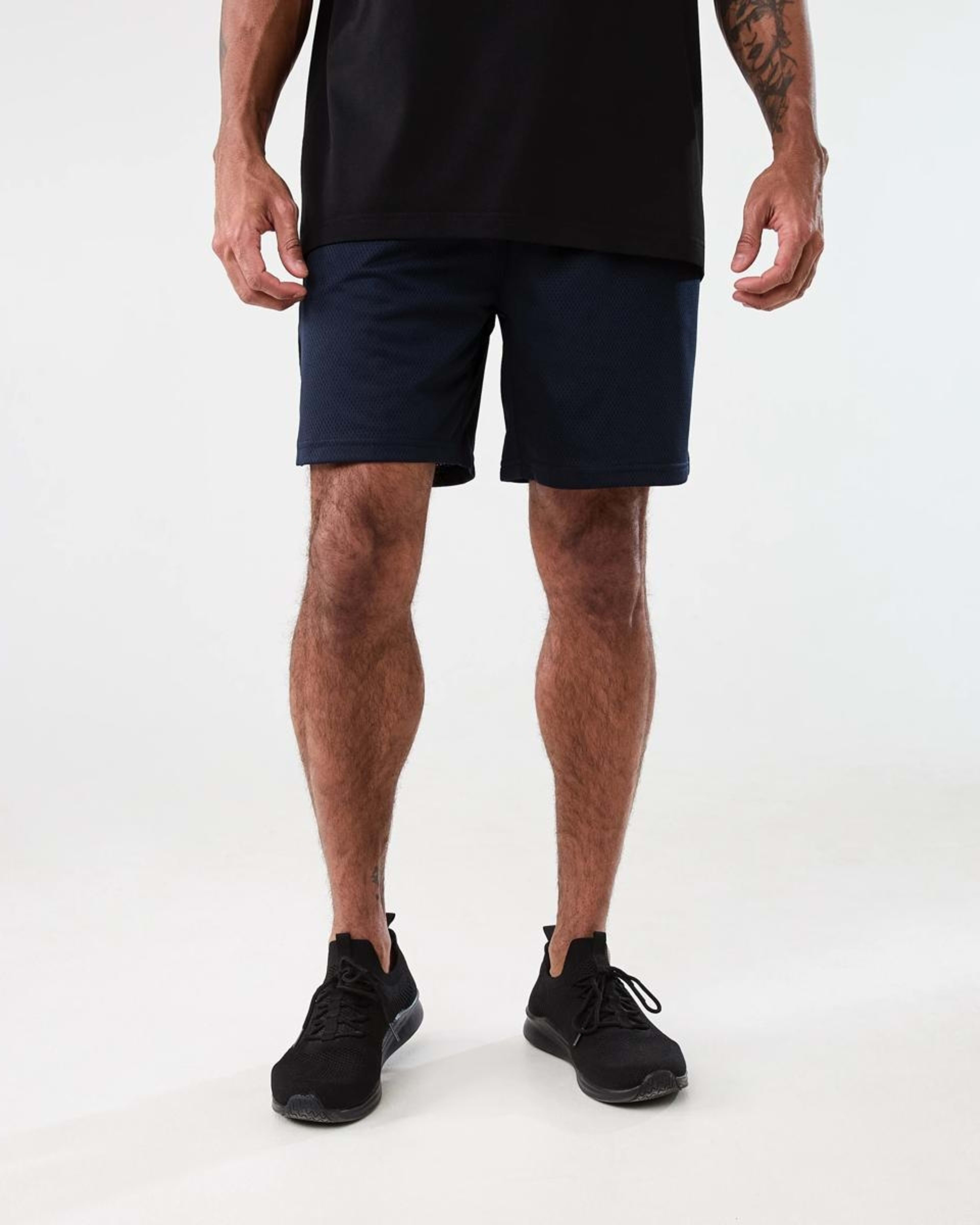 7 Active Mens Performance Mesh Shorts SHADE NAVY, 7 of 7