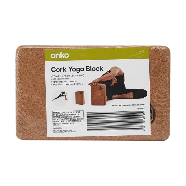 Cork Yoga Block Kmart