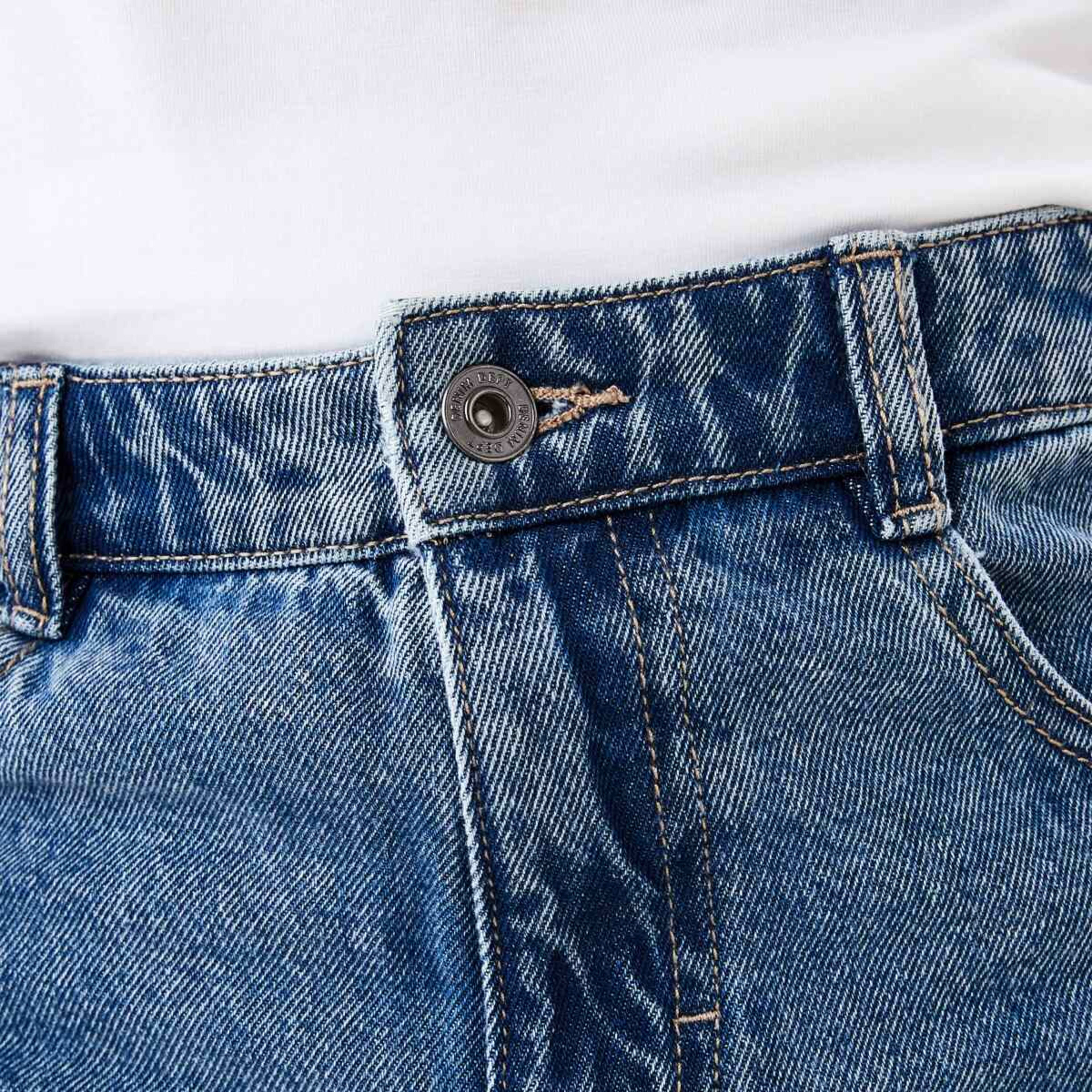 3 Pocket Jeans Mid Wash Denim, 3 of 8