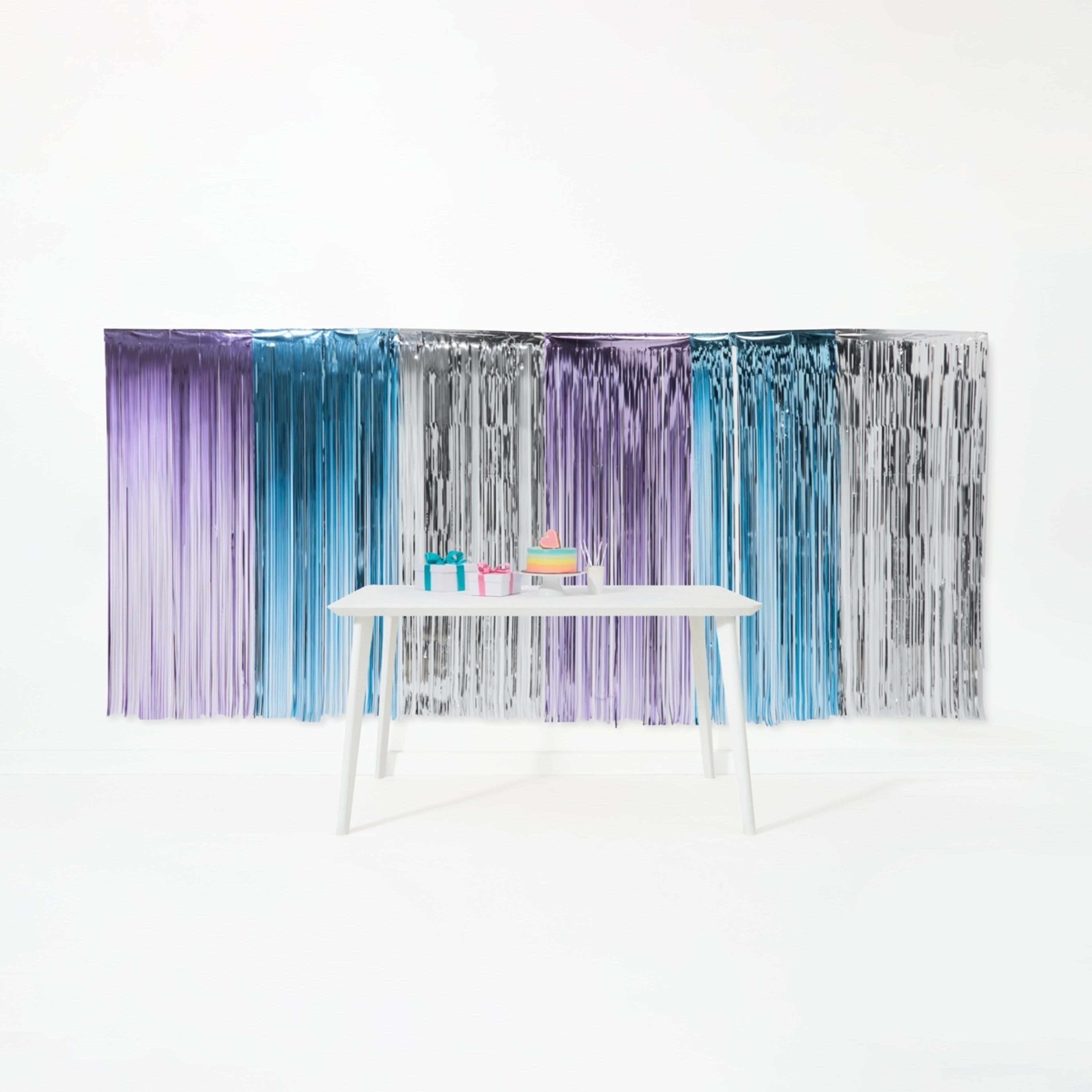 1 Metallic Iridescent Ombre Foil Backdrop