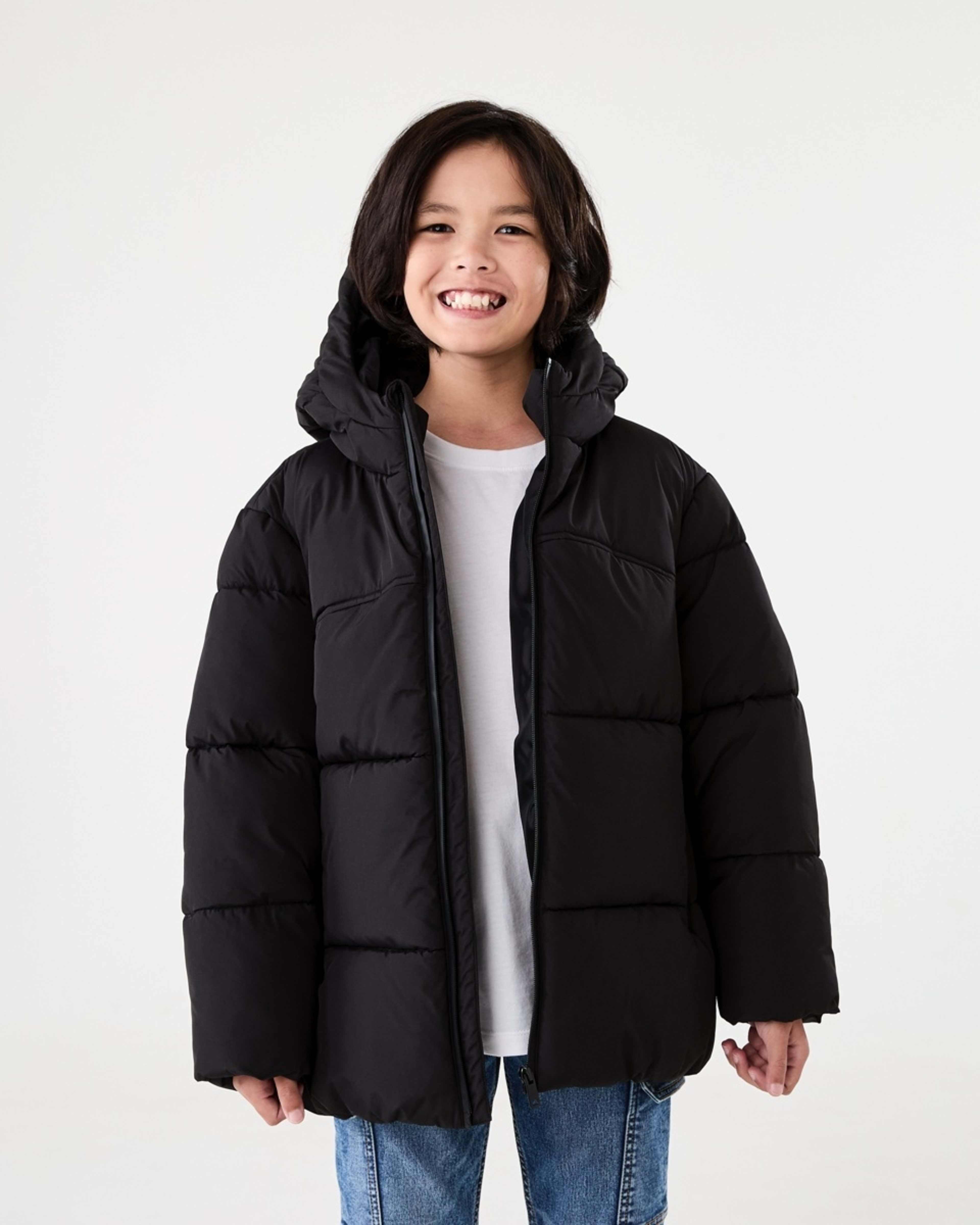 1 Premium Puffer Jacket Black