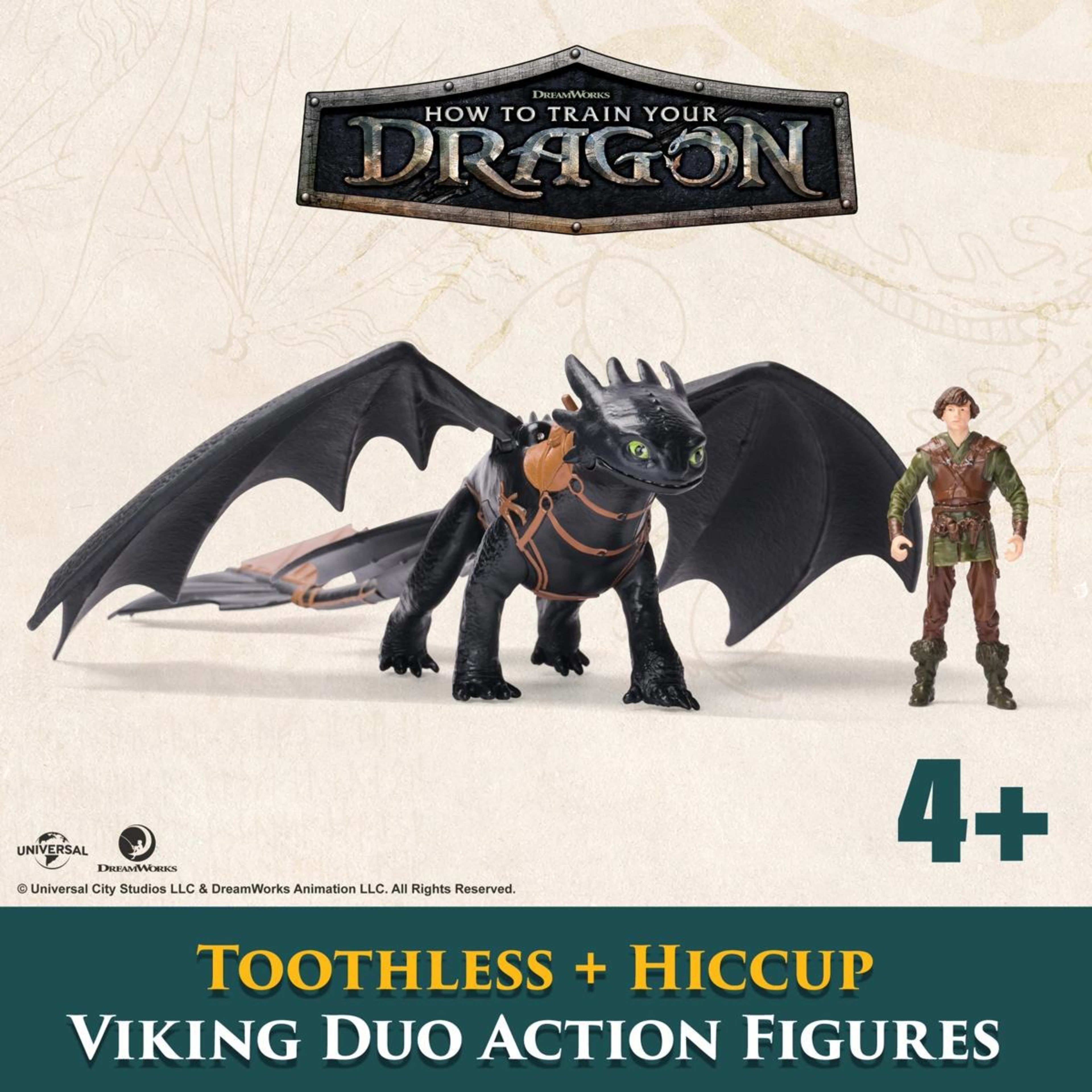 8 How To Train Your Dragon Toothless and Hiccup Action Figure Set, 8 of 11