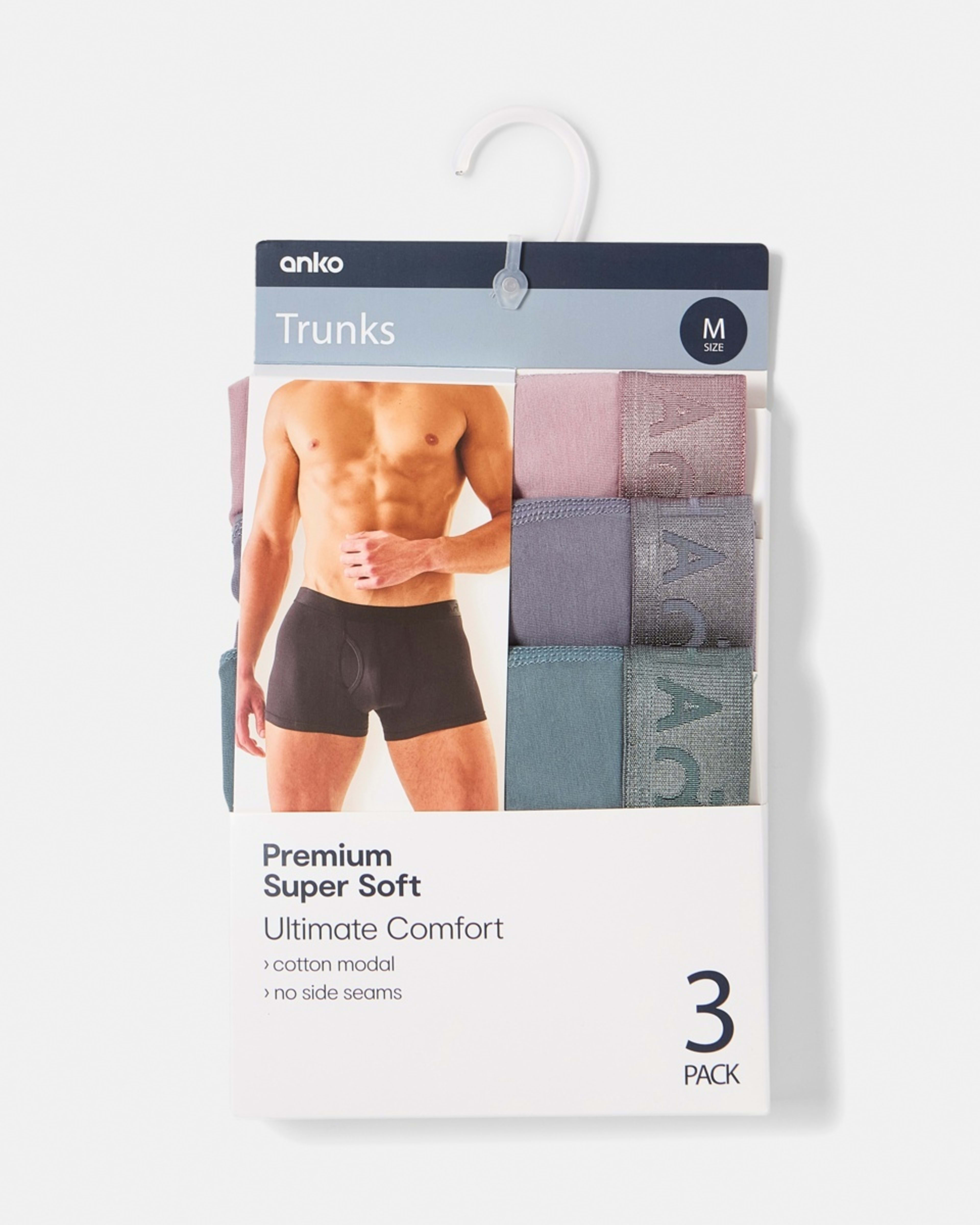 8 3 Pack Cotton Modal Trunks Gemstone, 8 of 8