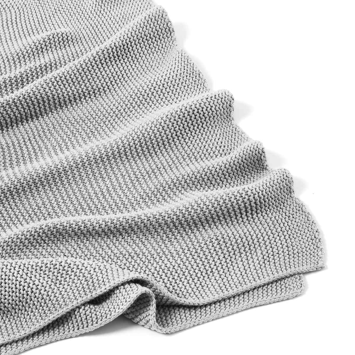 Chunky Knit Throw Grey Kmart