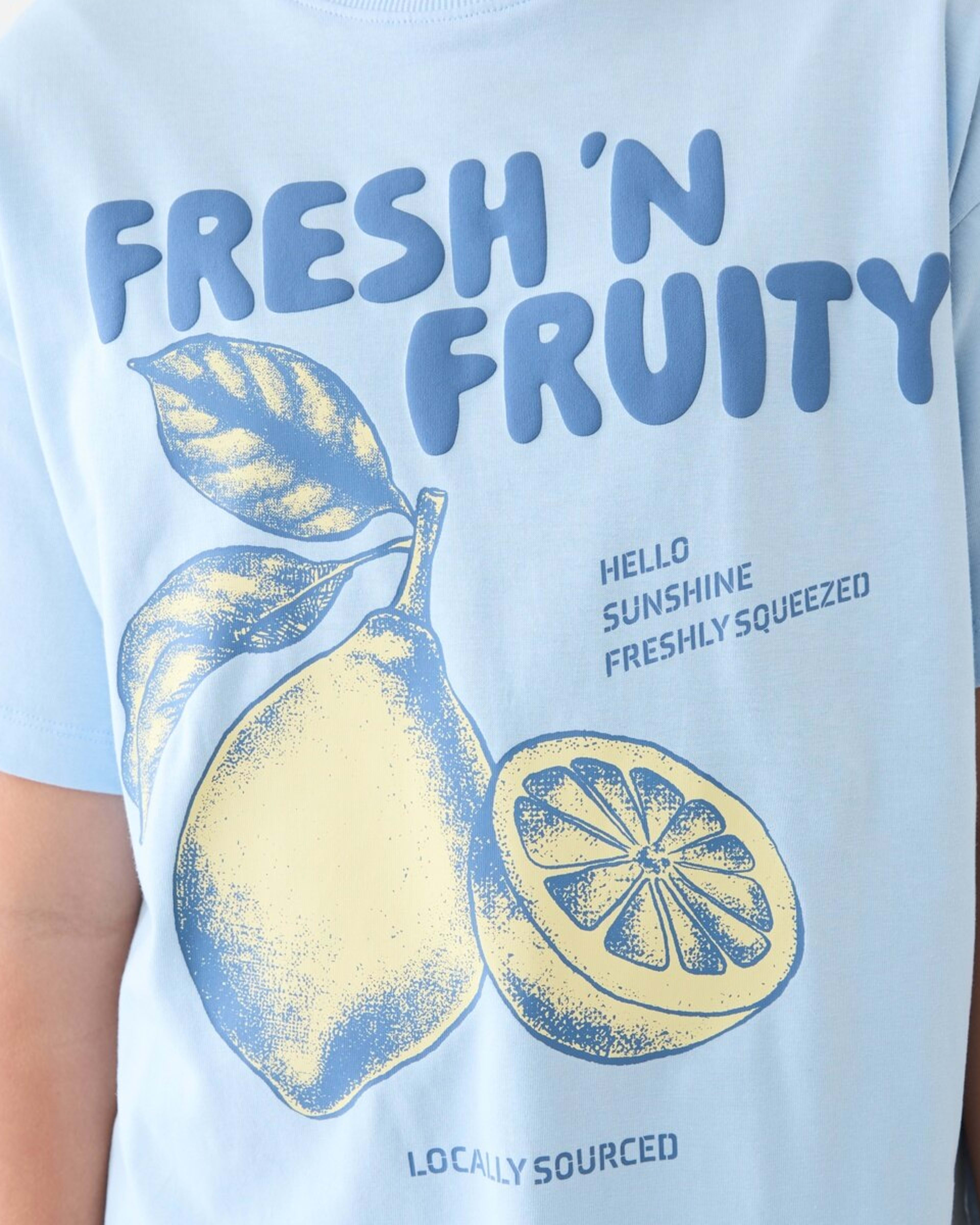 4 Oversized T-shirt Blu Lemon, 4 of 6