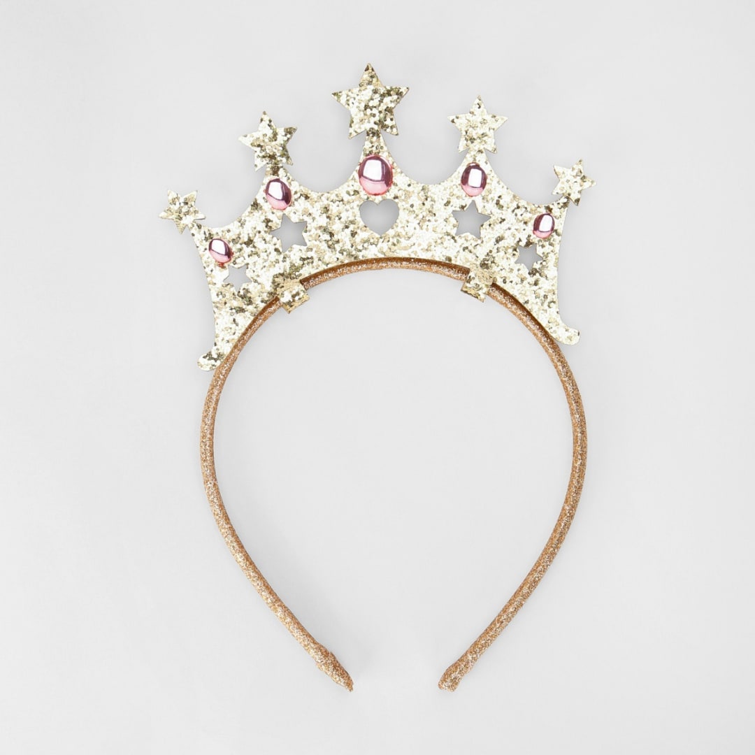 Tiara Headband - Gold Look - Kmart