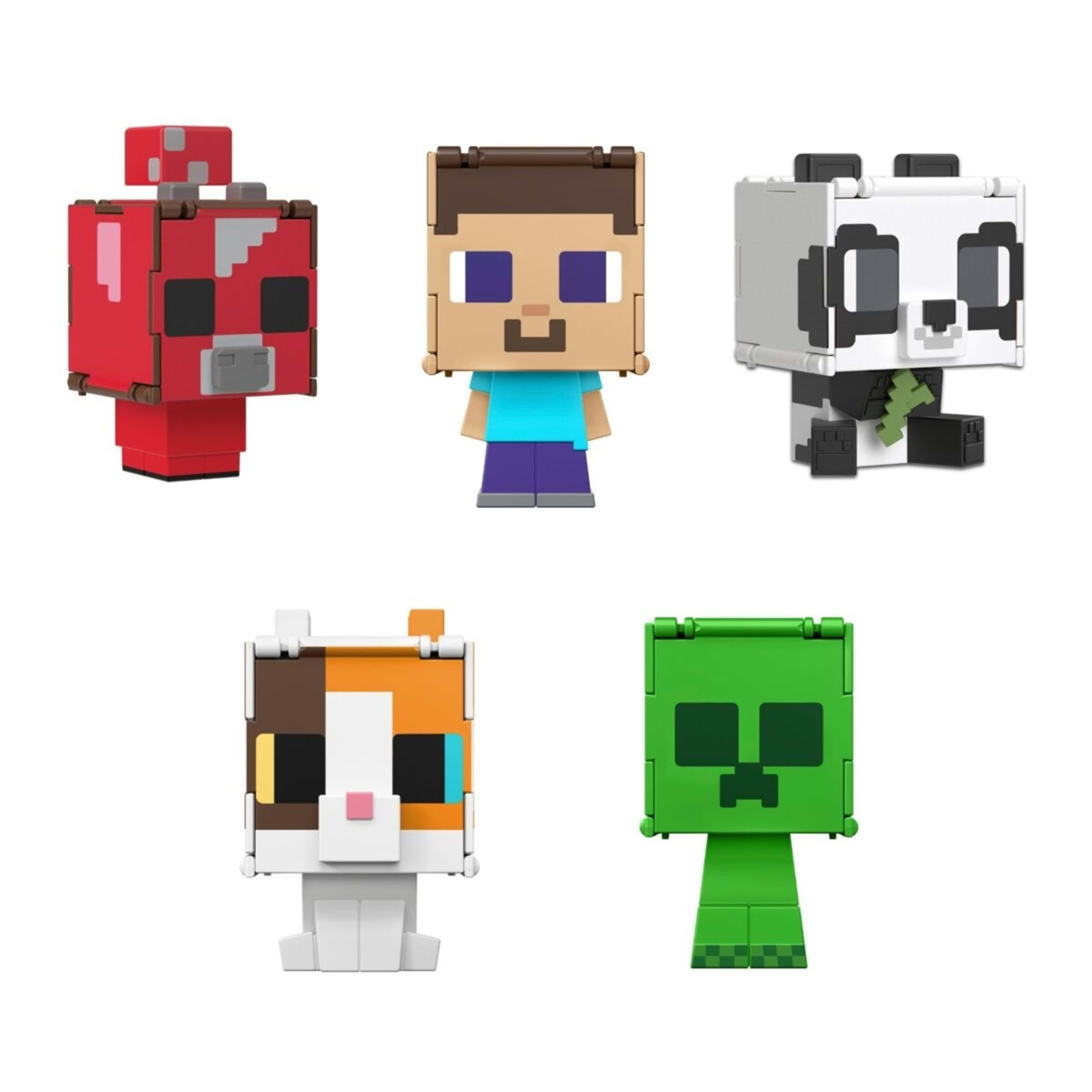 2 Minecraft 2-in-1 Flipping Figs Figure - Assorted, 2 of 9